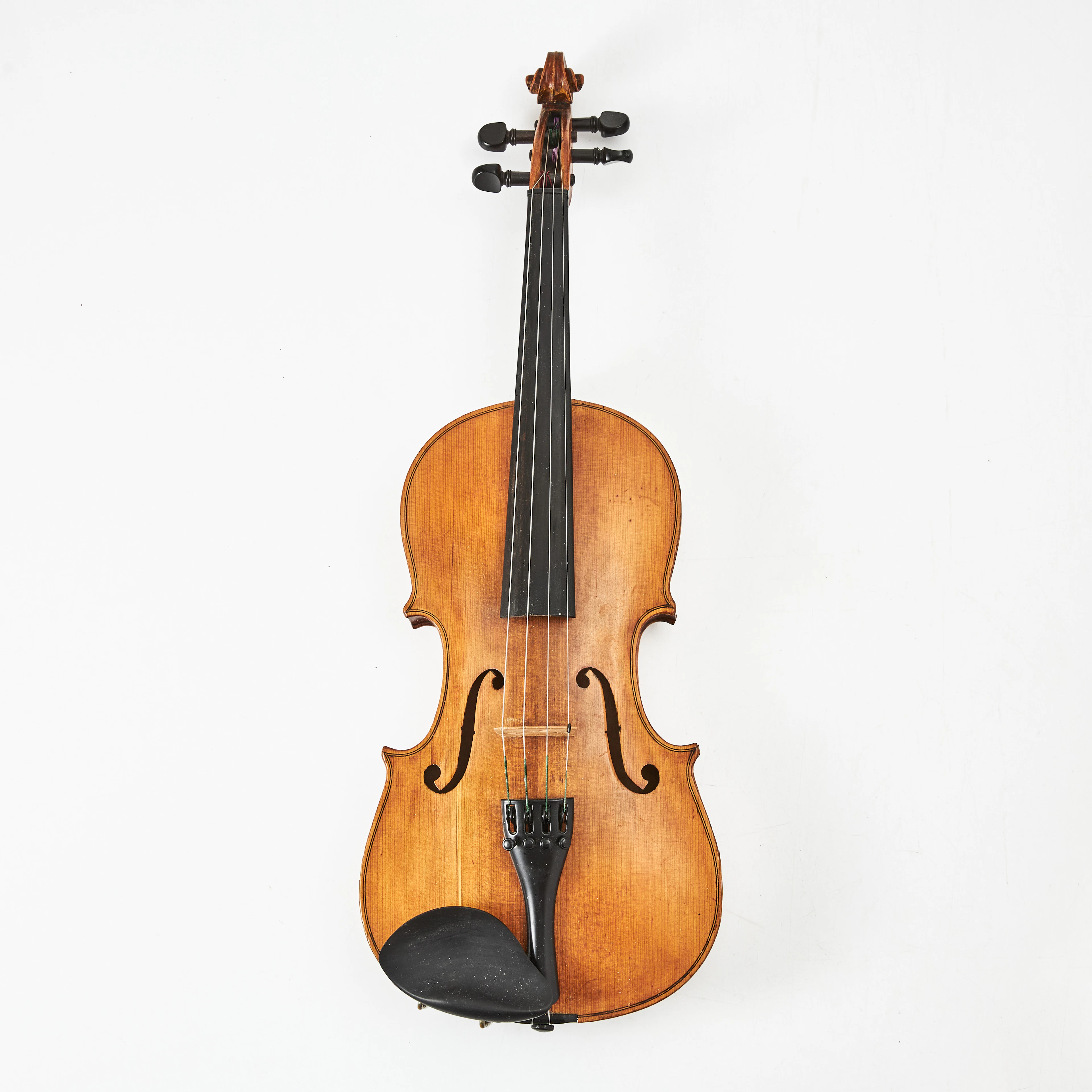 FIOL MED 2 ST STRÅKAR, 1900-tal, utfärdat certifikat från Alban O. Schmidt.