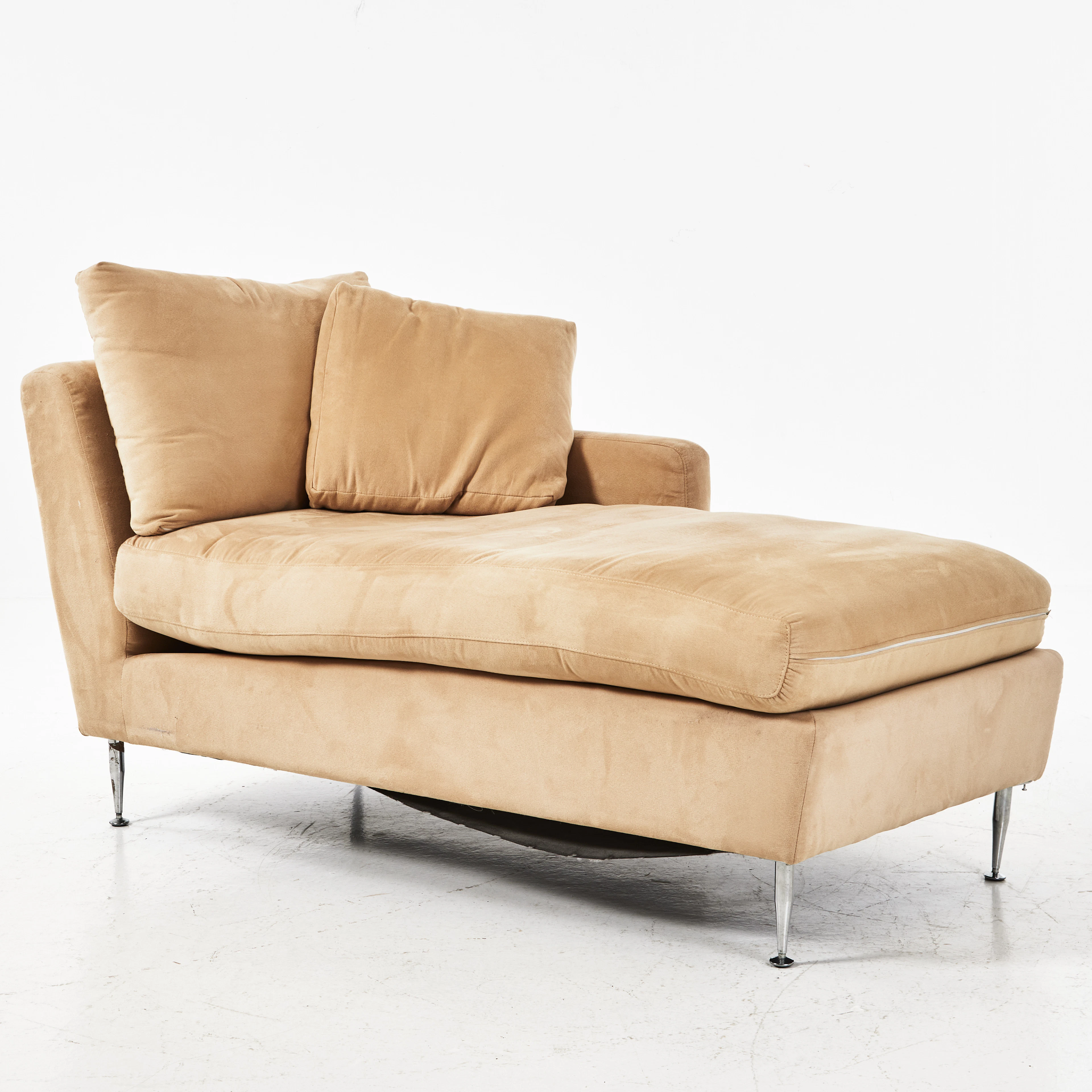 DIVAN, 2000-tal, Asplund, gultextilklädsel, kromade ben.