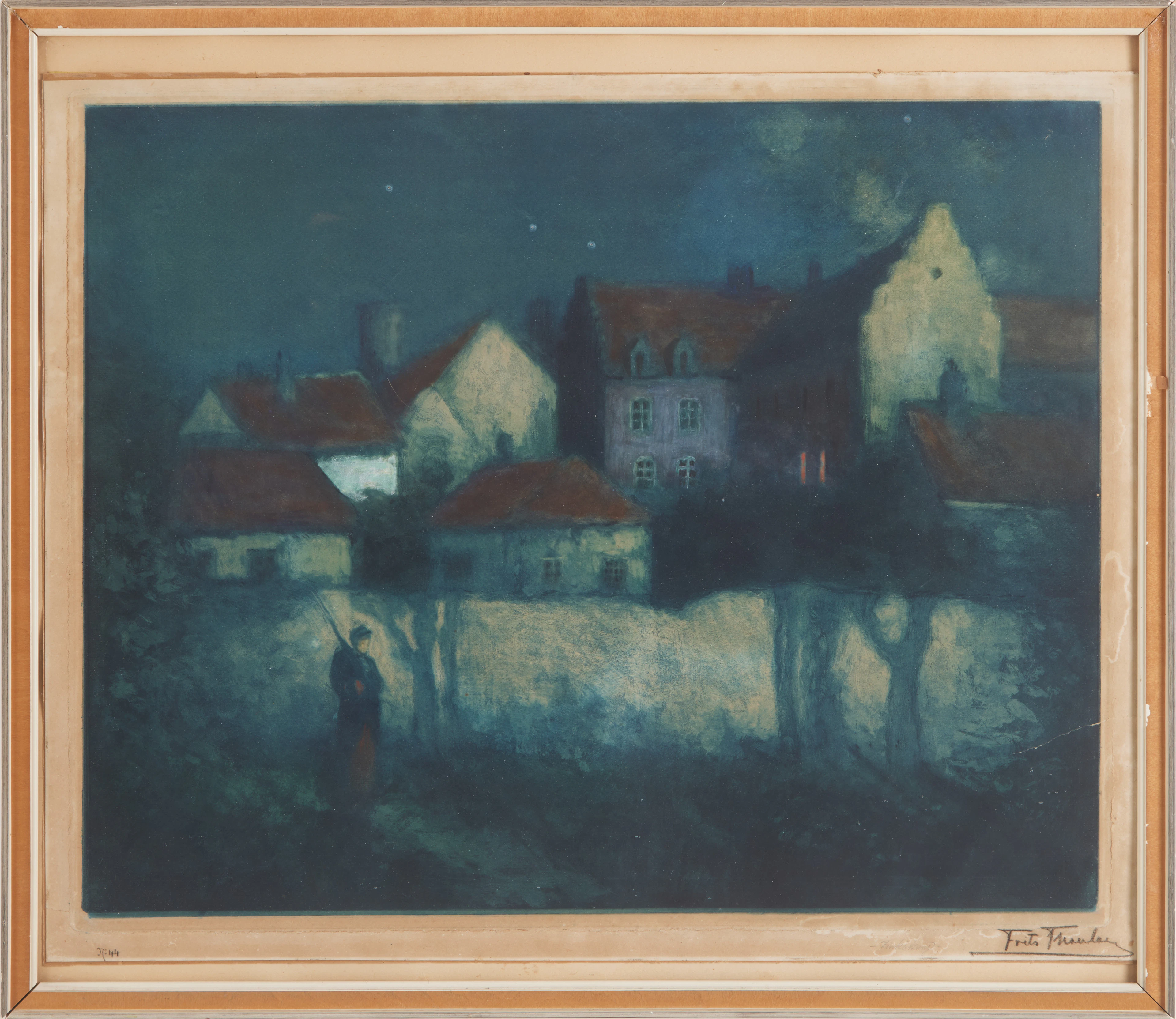 FRITS THAULOW. "Skiltvakten".
