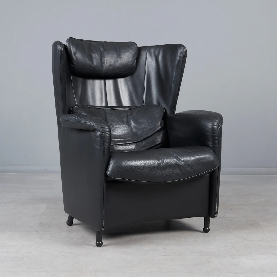 DE SEDE. Sessel / Armchair, Modell 'DS23', Leder, 1980er Jahre, Schweiz.