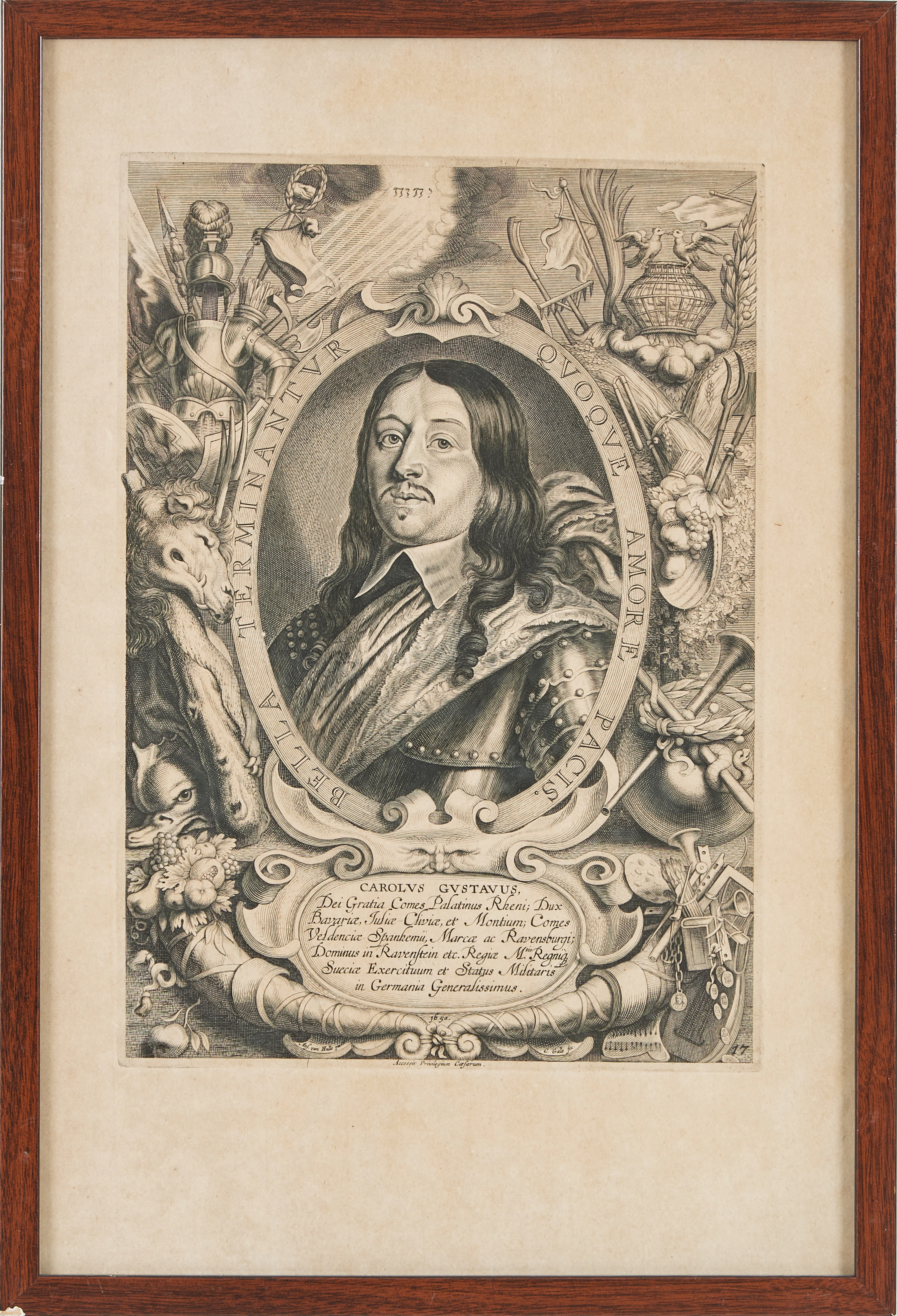 KUNGLIGA PORTRÄTT, 3 gravyrer, Gustav II Adolf, Karl X Gustav, Karl XI.