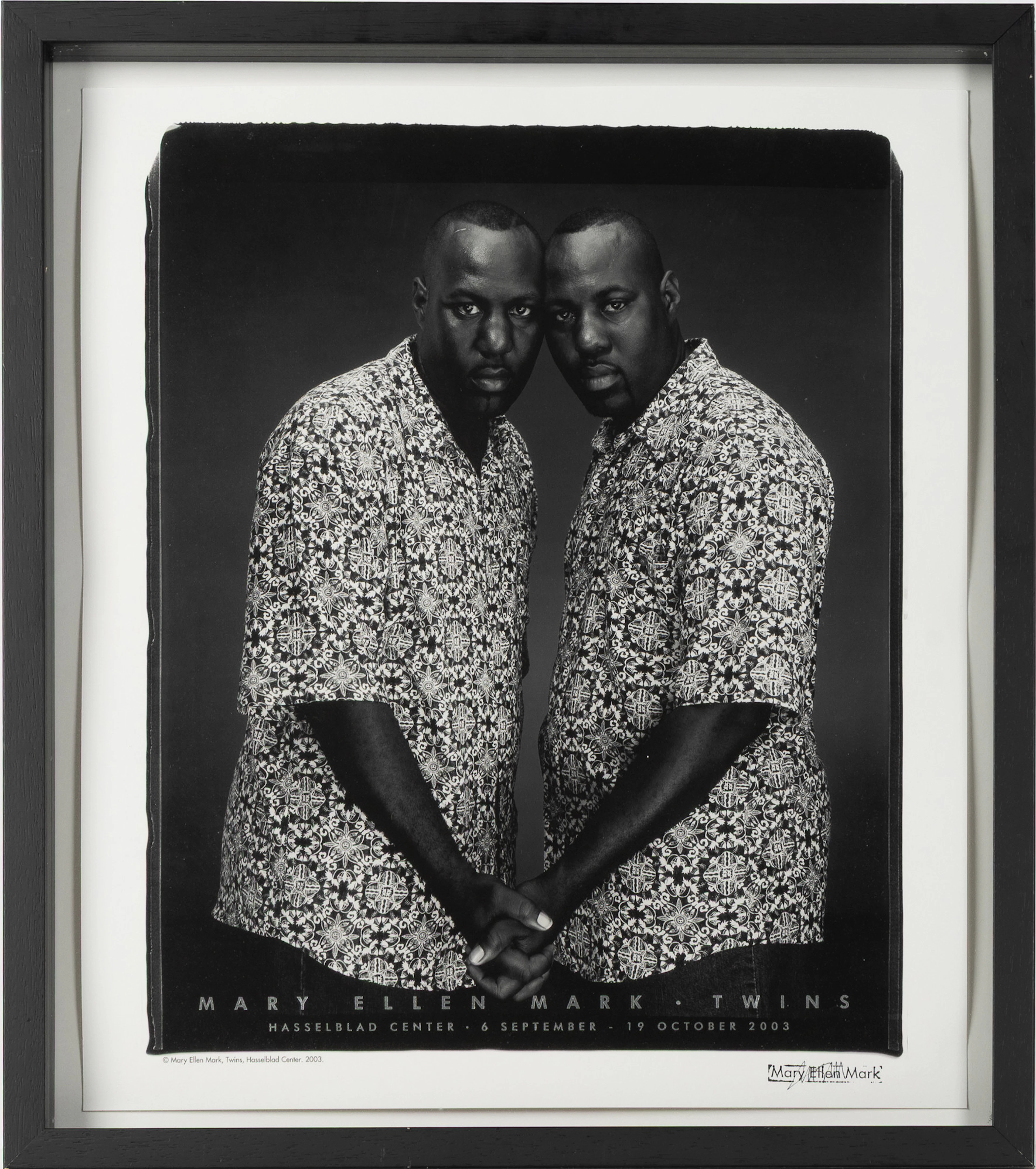 MARY ELLEN MARK. "Twins", Hasselblad Center 2003, signerad och daterad.