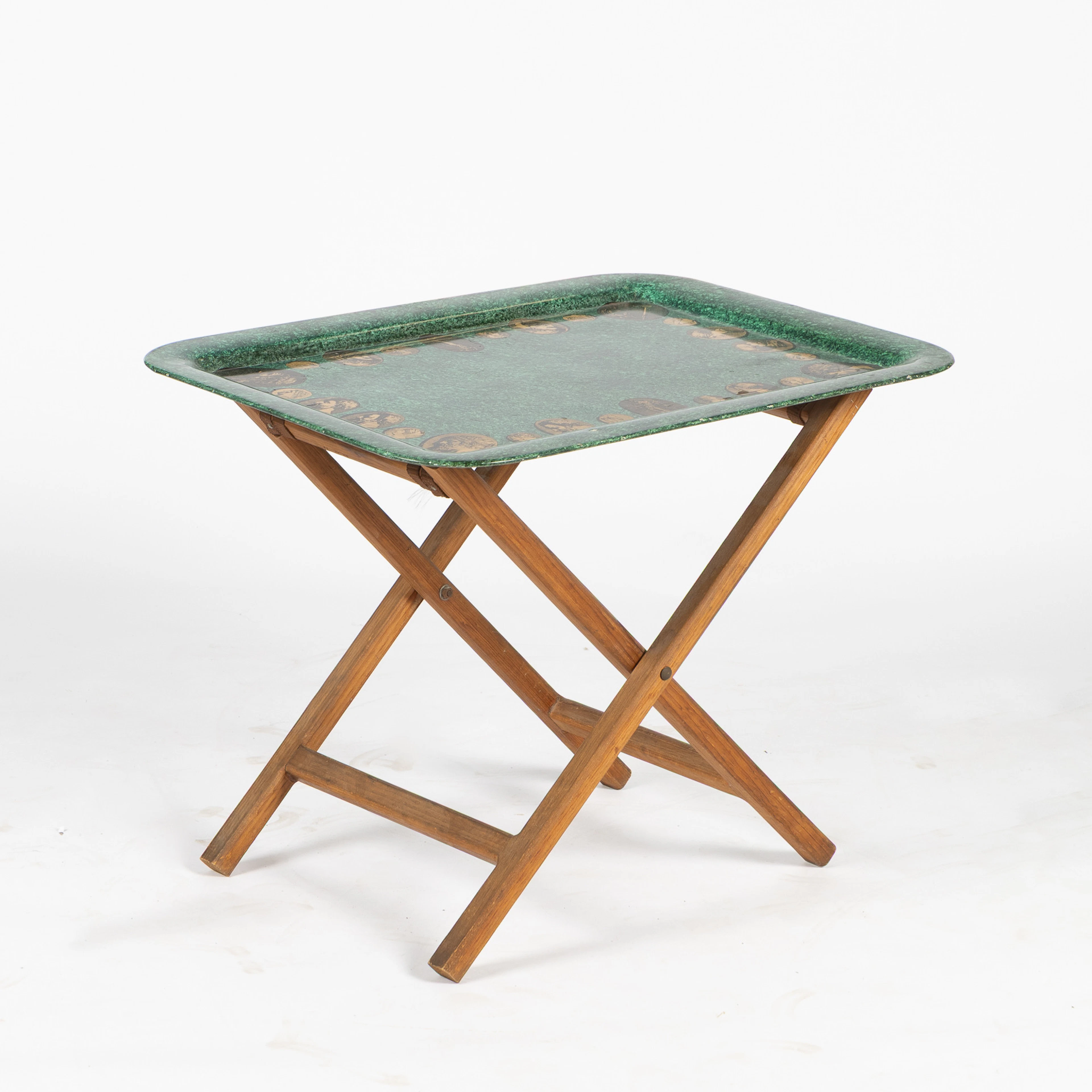 PIERO FORNASETTI. Bricka, tryckt dekor, Milano, Italien, 1900-talets