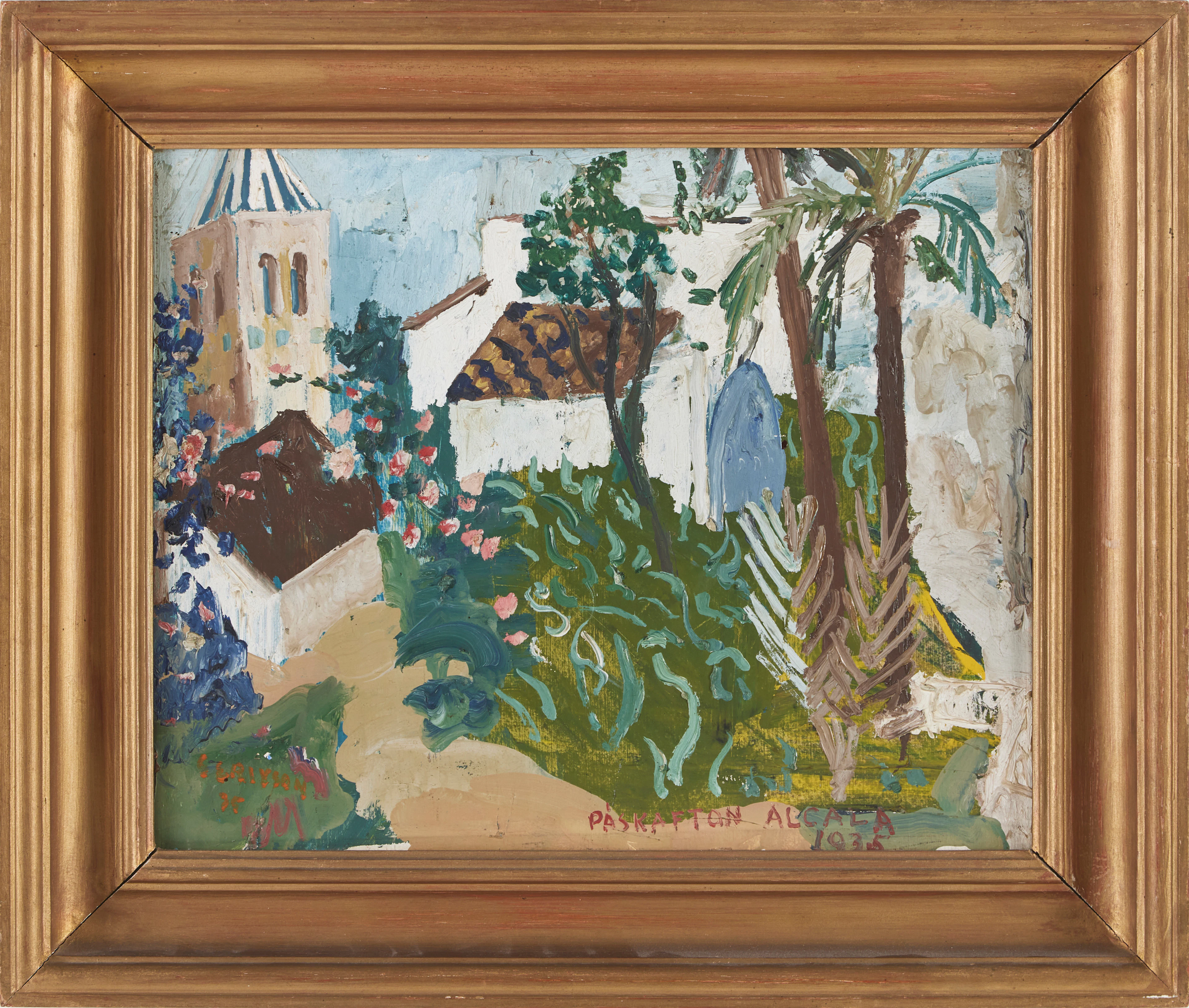 SVEN X:ET ERIXSON. "Påskafton Alcala 1935".