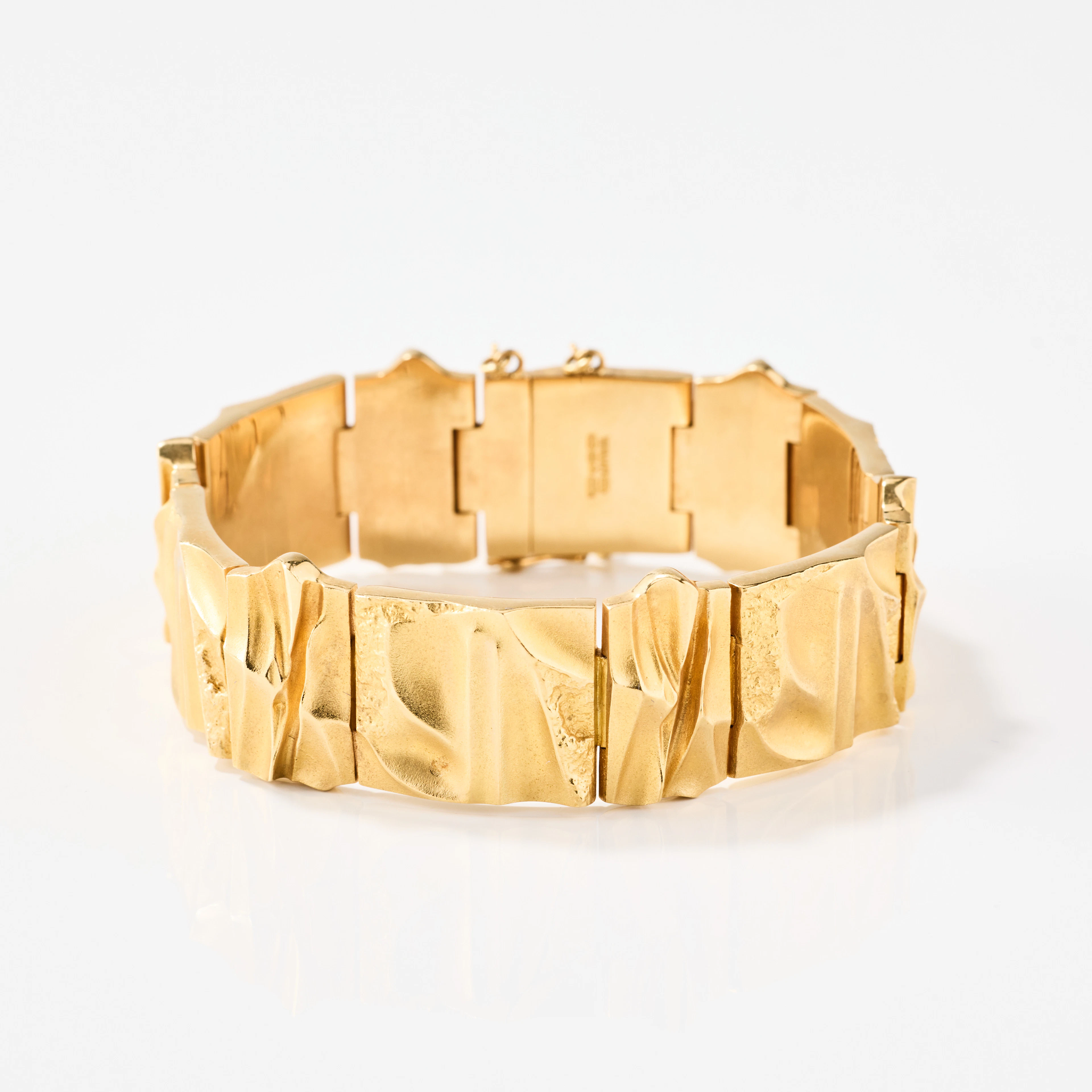 BJÖRN WECKSTRÖM. Armband, "Carrara", 18K guld, för Lapponia, Helsingfors 1993.