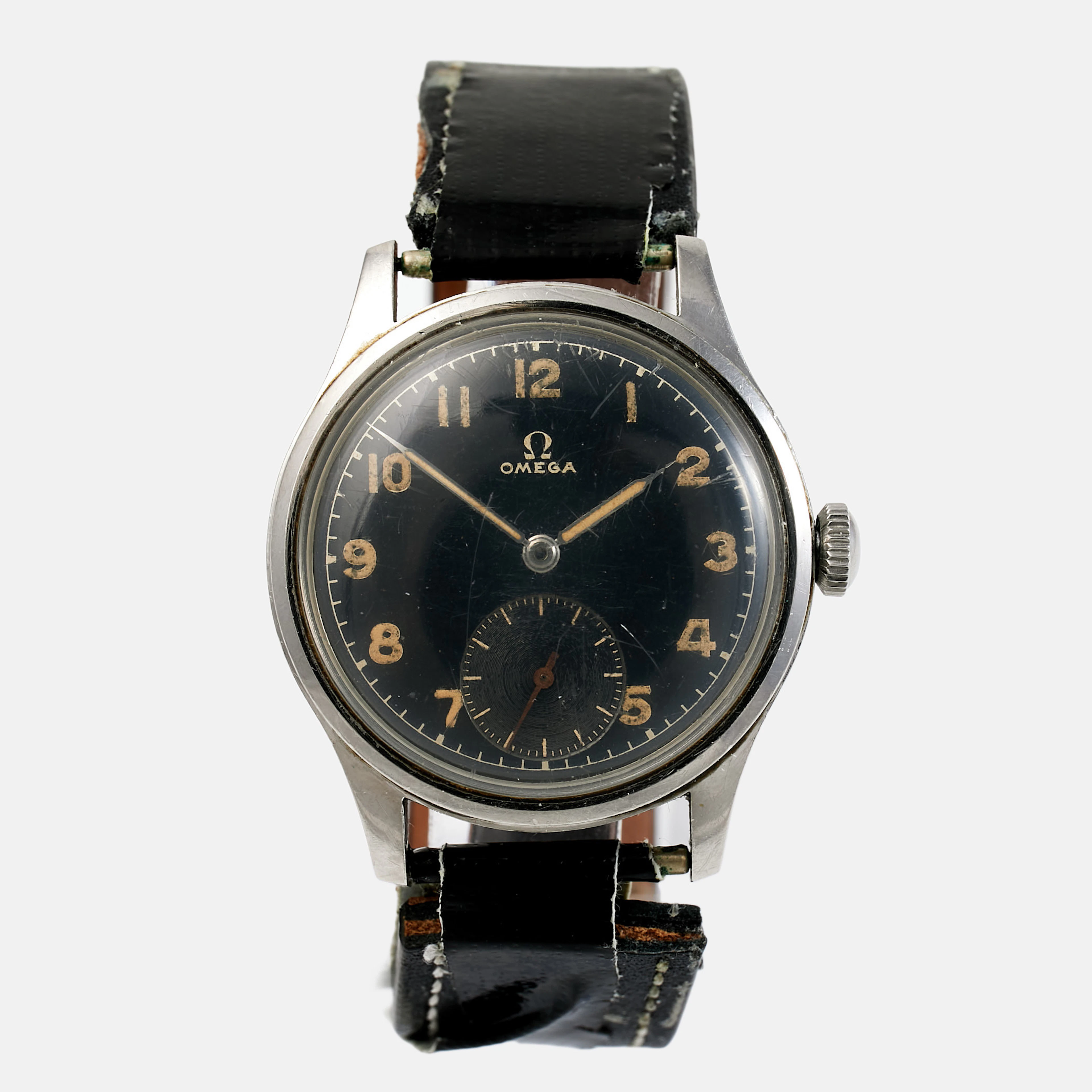 OMEGA, Suverän, (Swiss Made), armbandsur, 35,5 mm, ca 1944, stål.