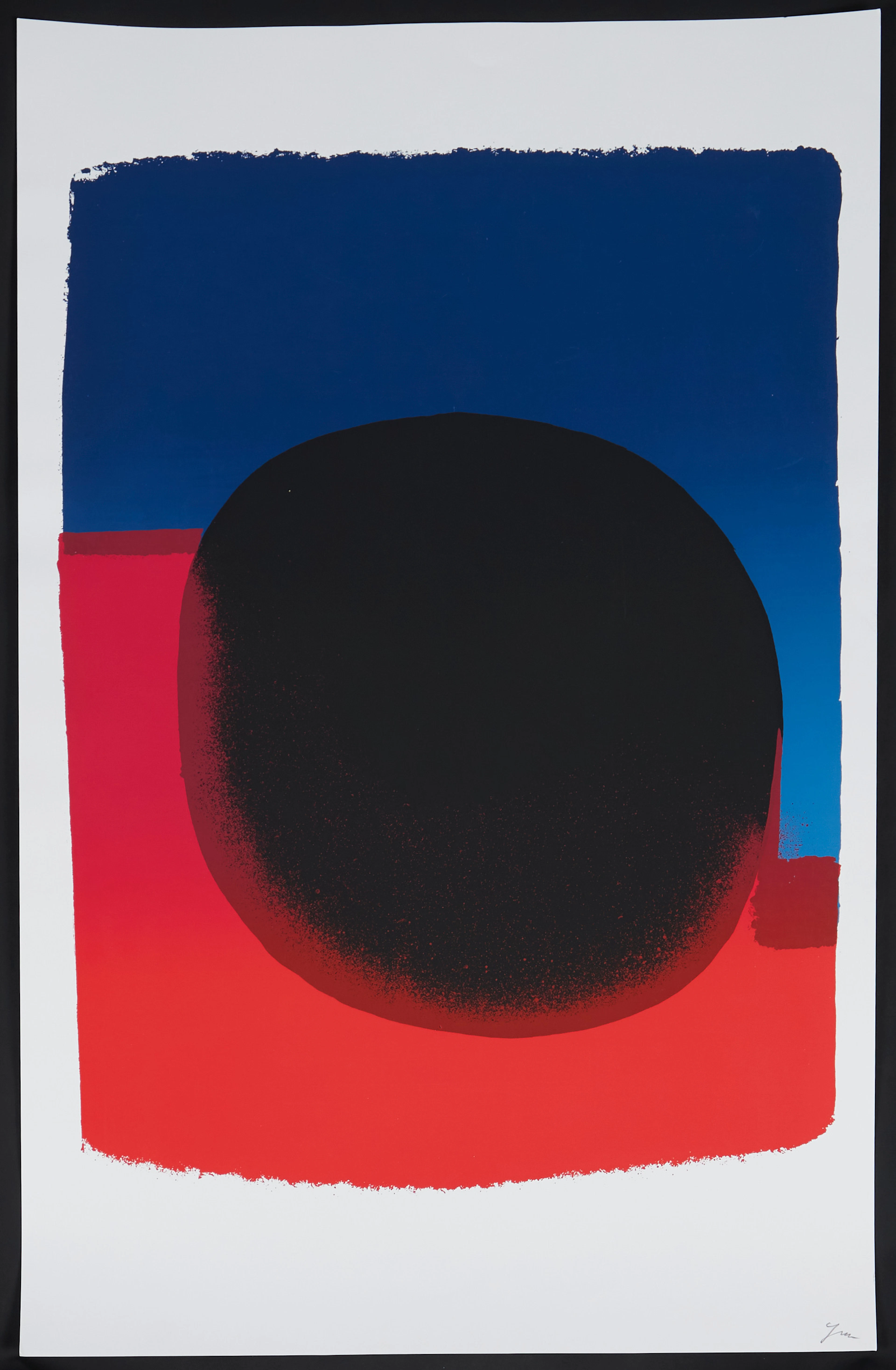 RUPPRECHT GEIGER (1908-2009). 'Rot-Blau-Schwarz'.