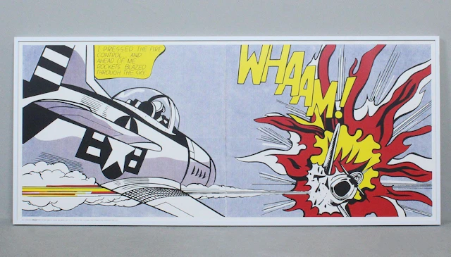 ROY LICHTENSTEIN. NACH. Whaam! 1963 by Roy Lichtenstein Screen Print