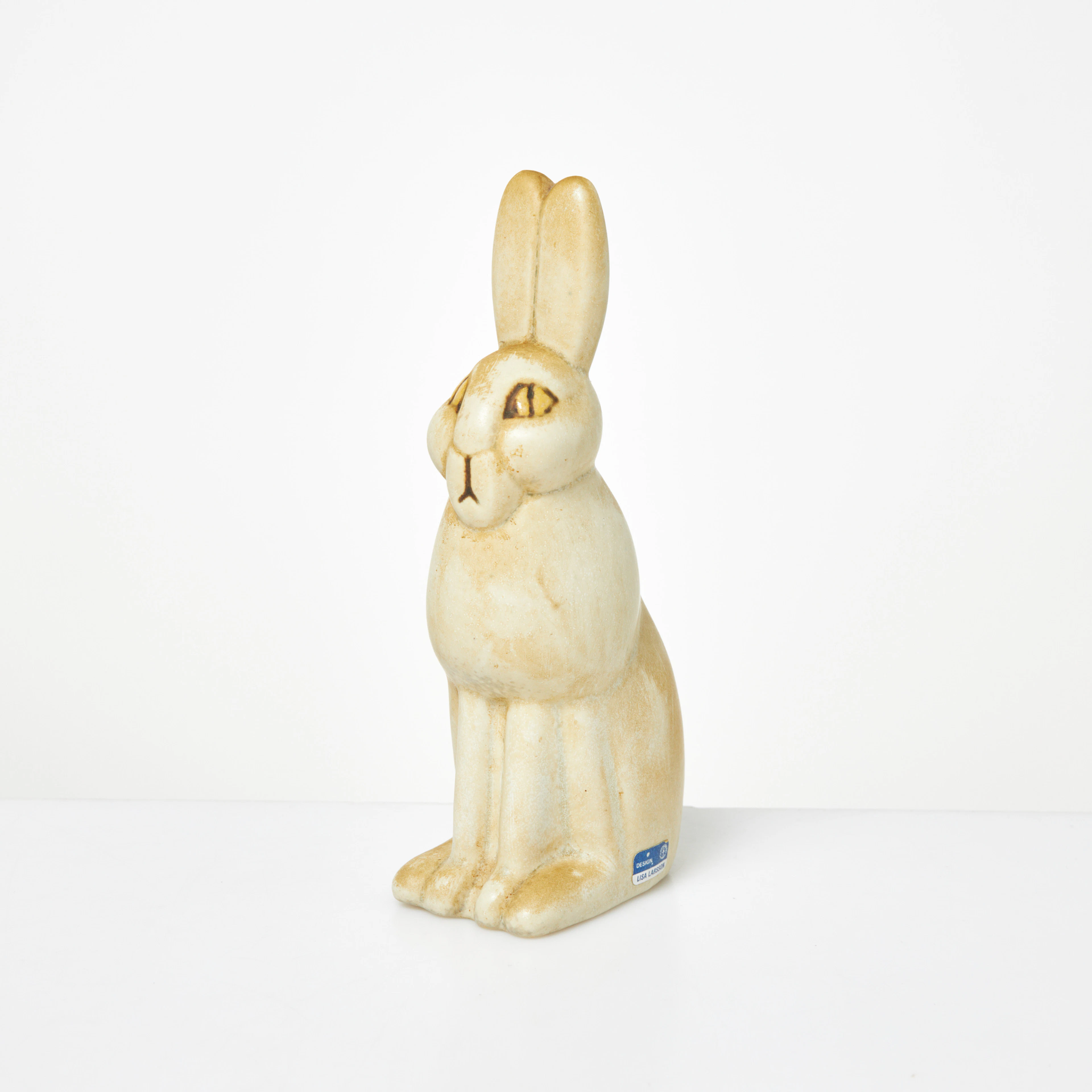 LISA LARSON. "Fjällhare", ur serien Skansen, stengods, Gustavsberg