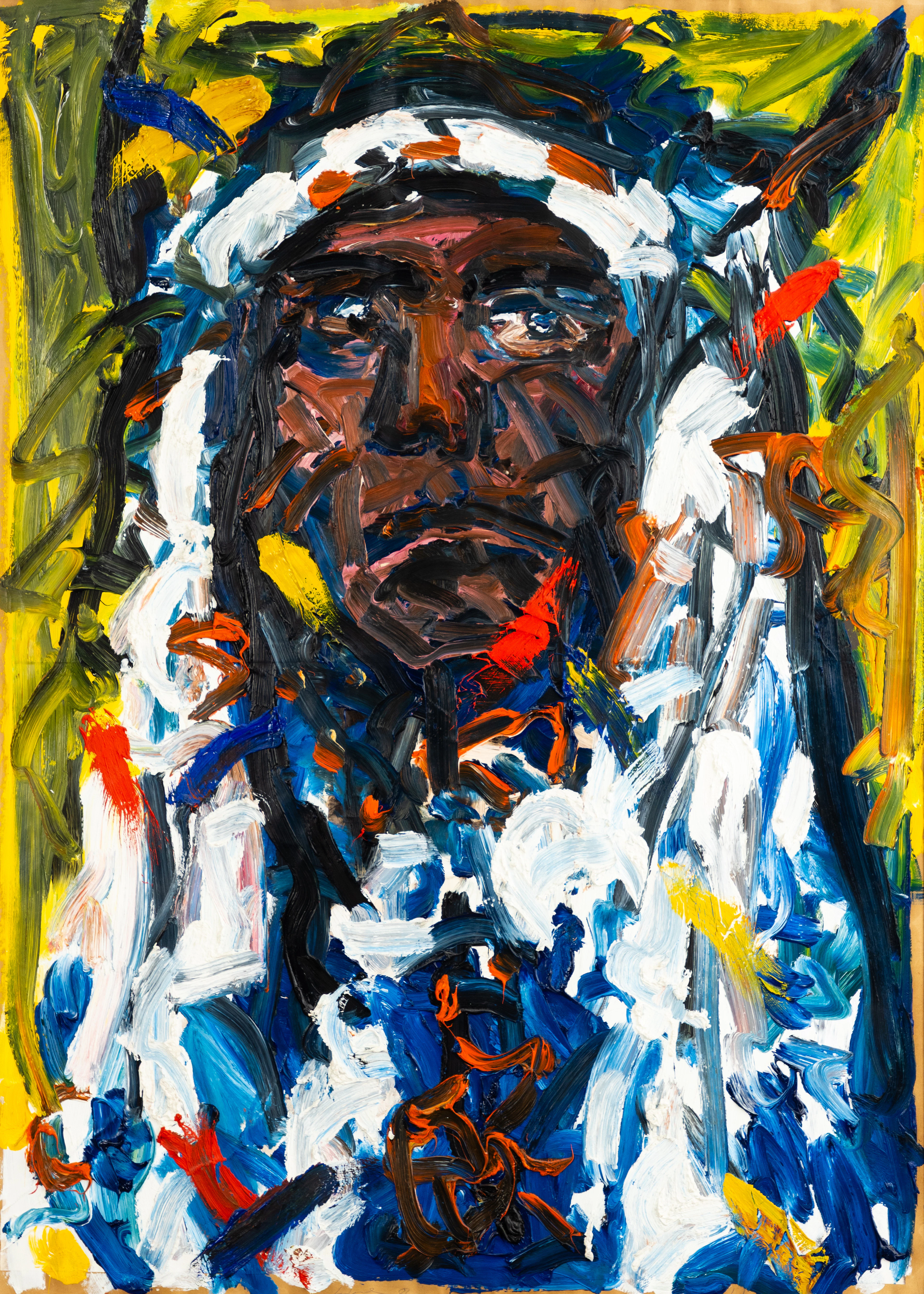 FRIEDEMANN HAHN (GEB. 1949). Cheyenne, Due Lune.