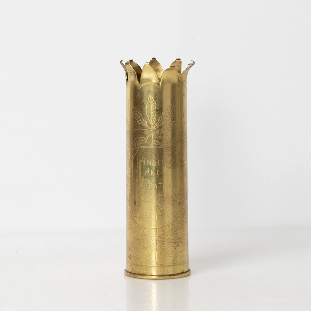 SKYTTEGRAVSKONSTVERK, sk trench art, "Andenken an die Karpaththen