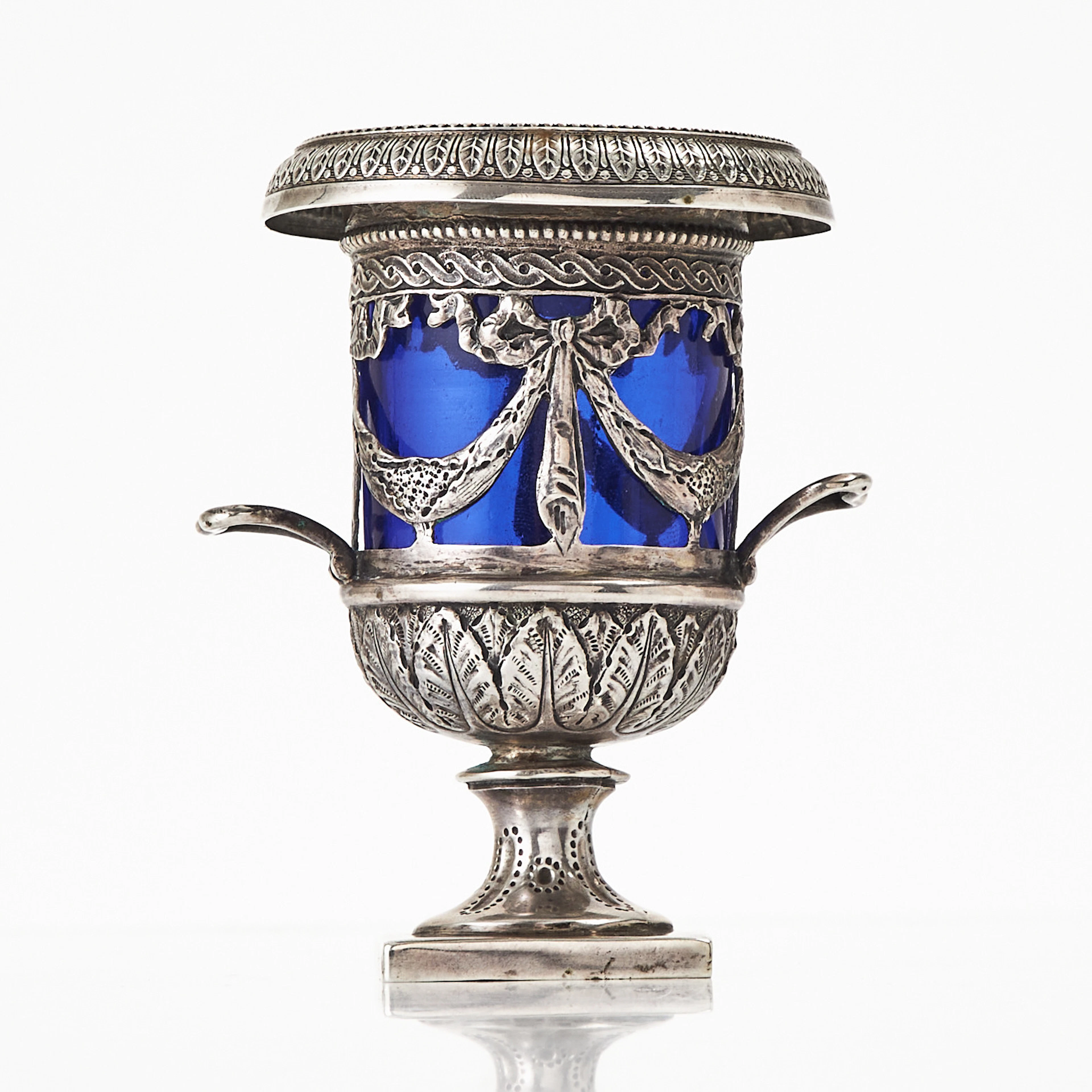 POKAL, miniatyr, omkring år 1900, silver, Historismus, importstämplar