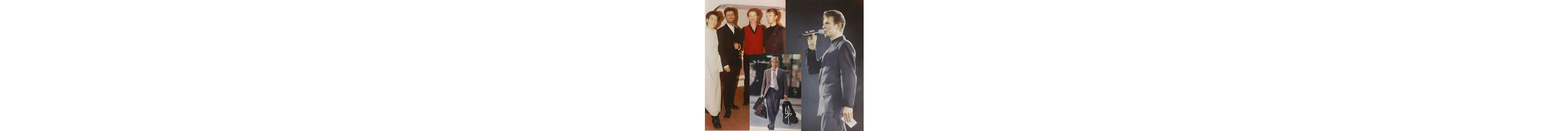 A signed photograph of Brad Pitt from 'Meet Joe Black'