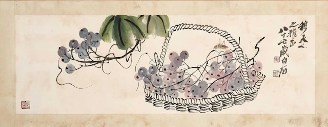A Chinese gouache painting 20th century
