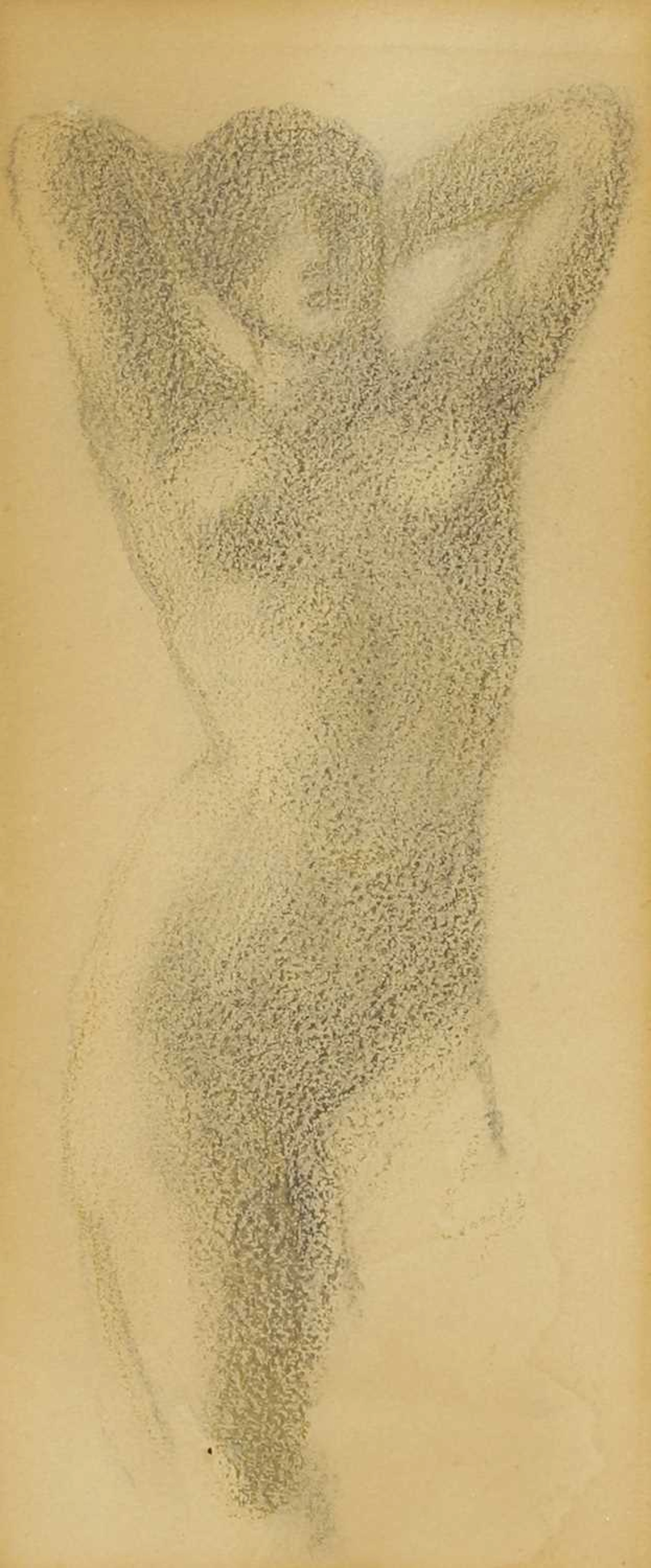 Circle of Sir Edward Coley Burne-Jones ARA (British, 1833-1898) Standing nude