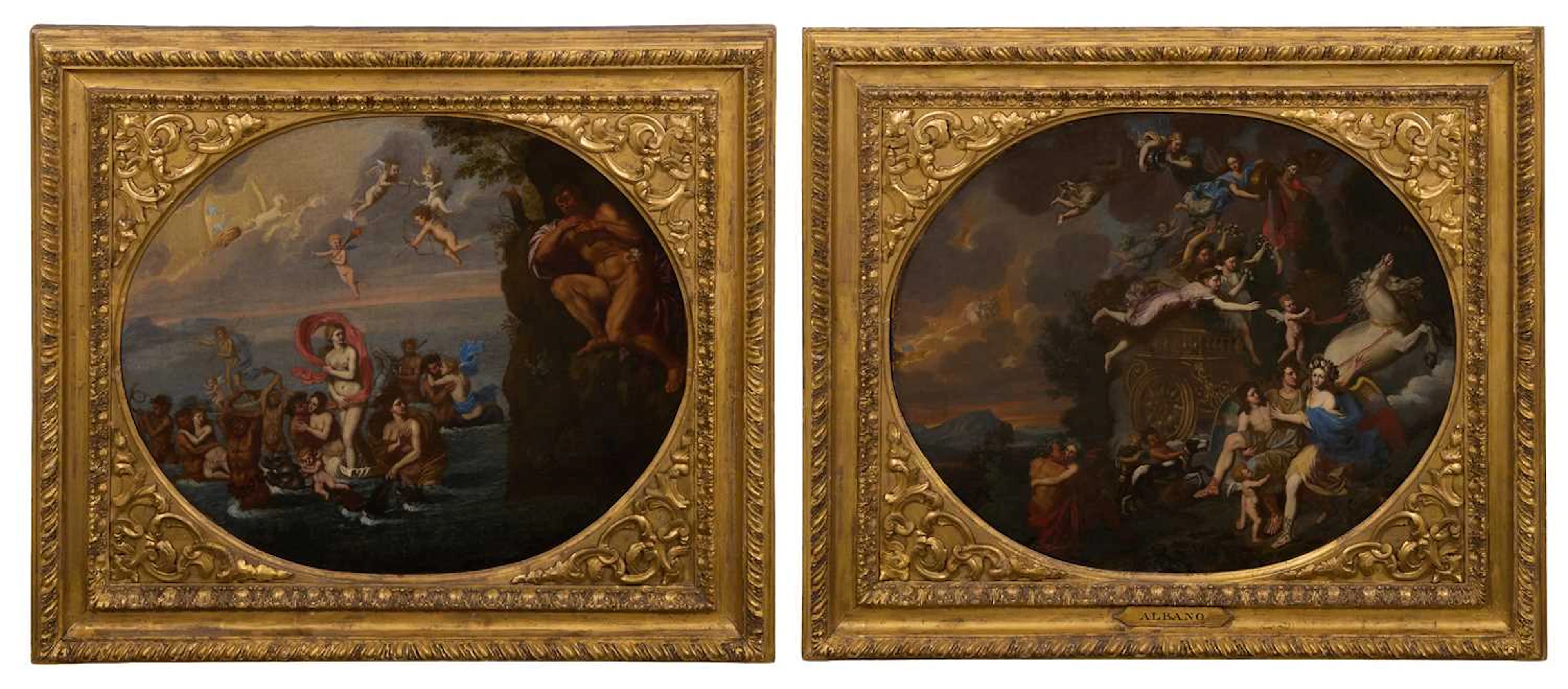 Circle of Jacques Stella (French, 1596-1657) Galatea and Polyphemus;