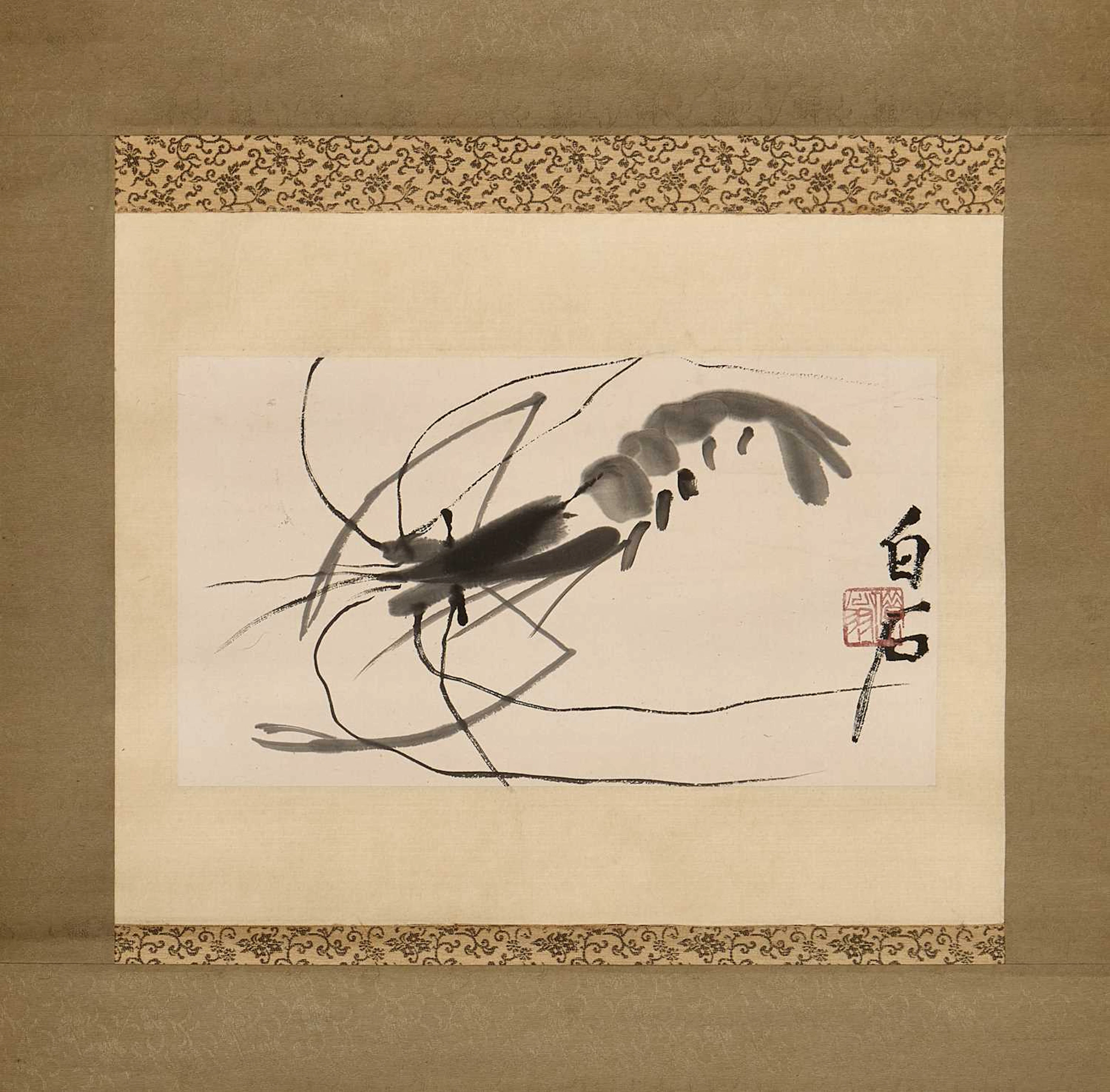 A Chinese hanging scroll 20th century