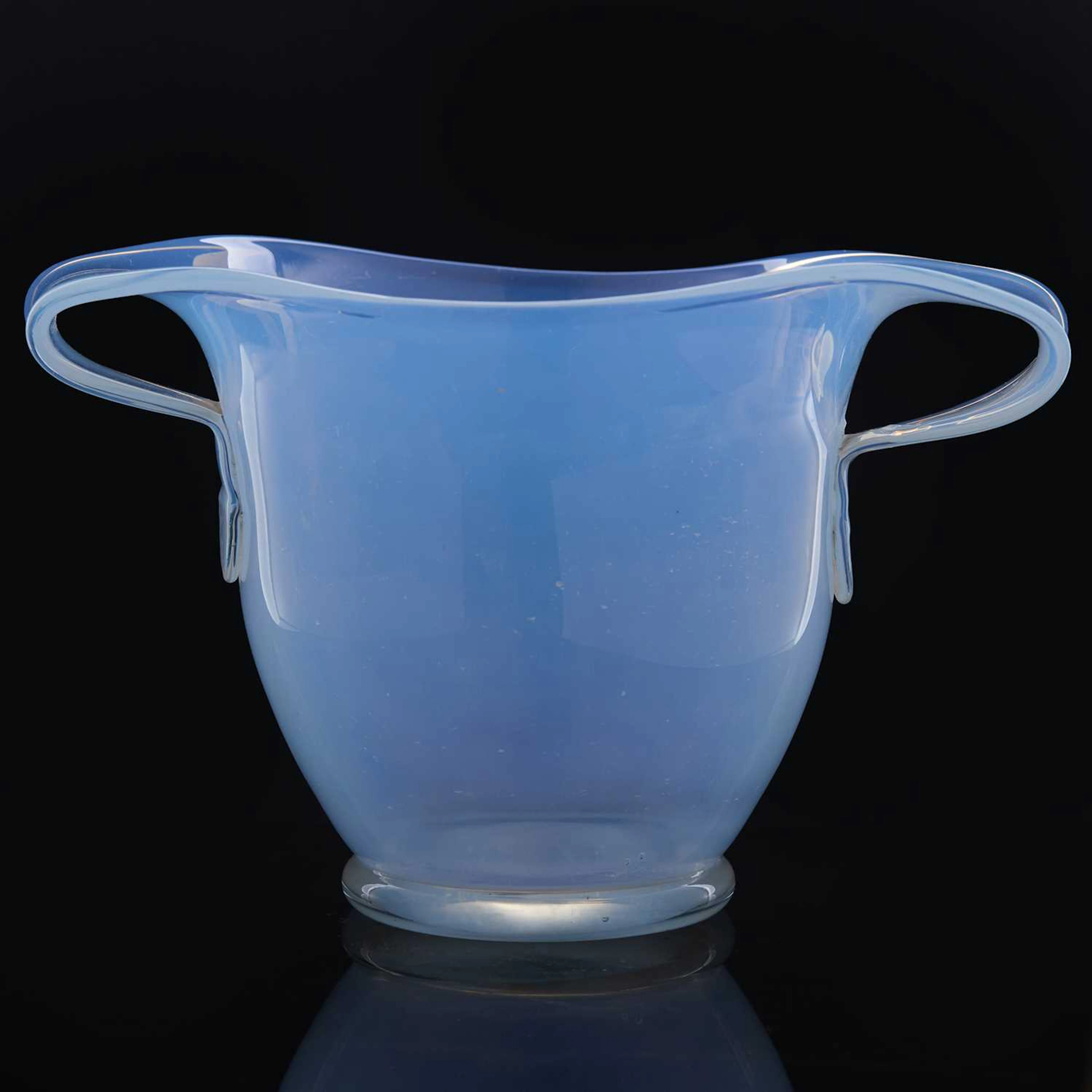 A Loetz opalescent glass vase circa 1930, Bohemian