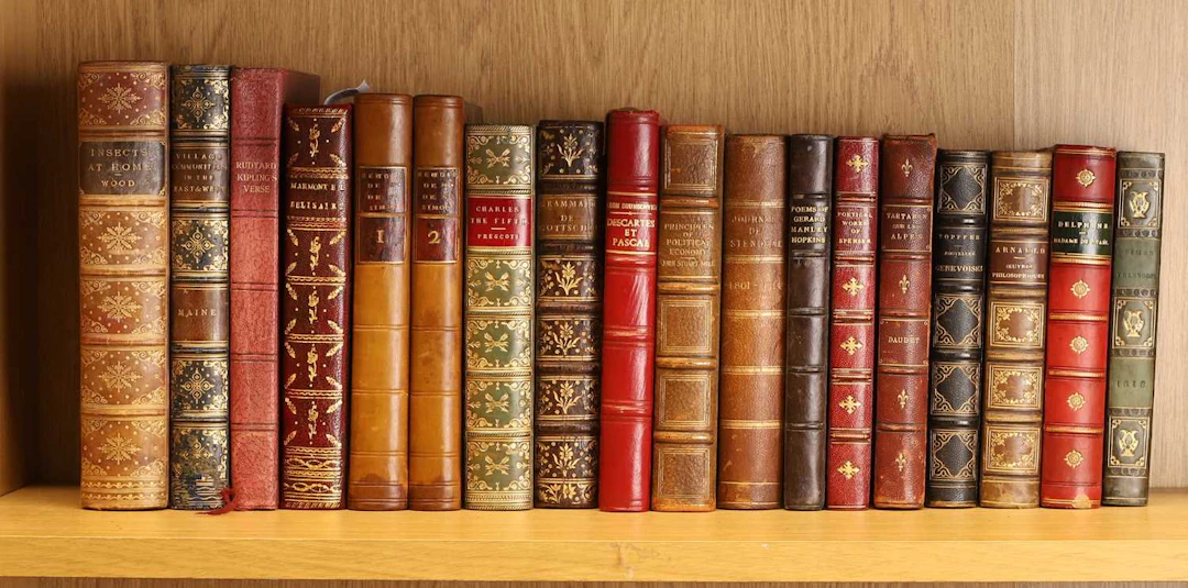 FINE BINDINGS, A large collection, including: SPENSER, E: The poetical works.