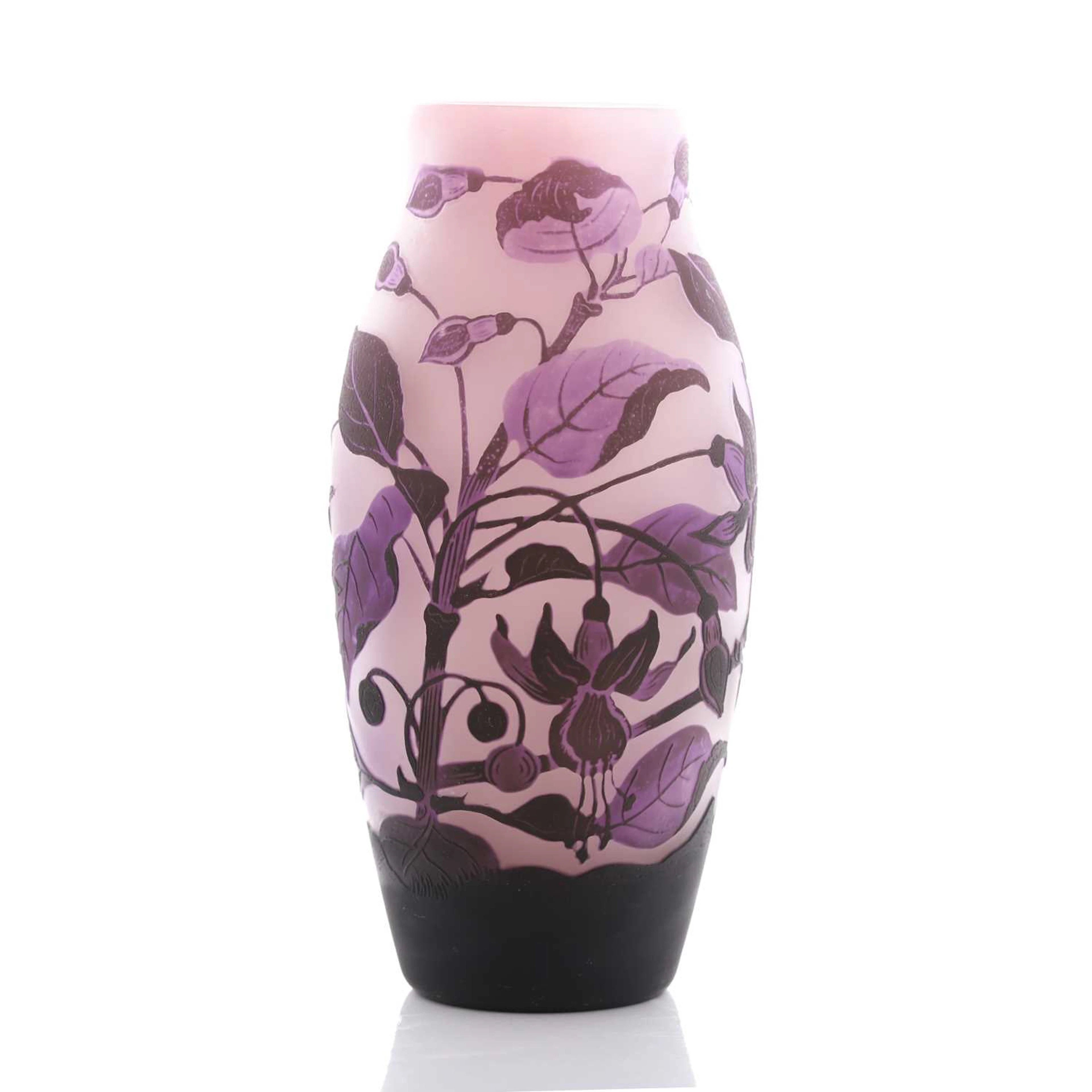 An 'Arsall' cameo glass vase circa 1930, Saxony, Germany