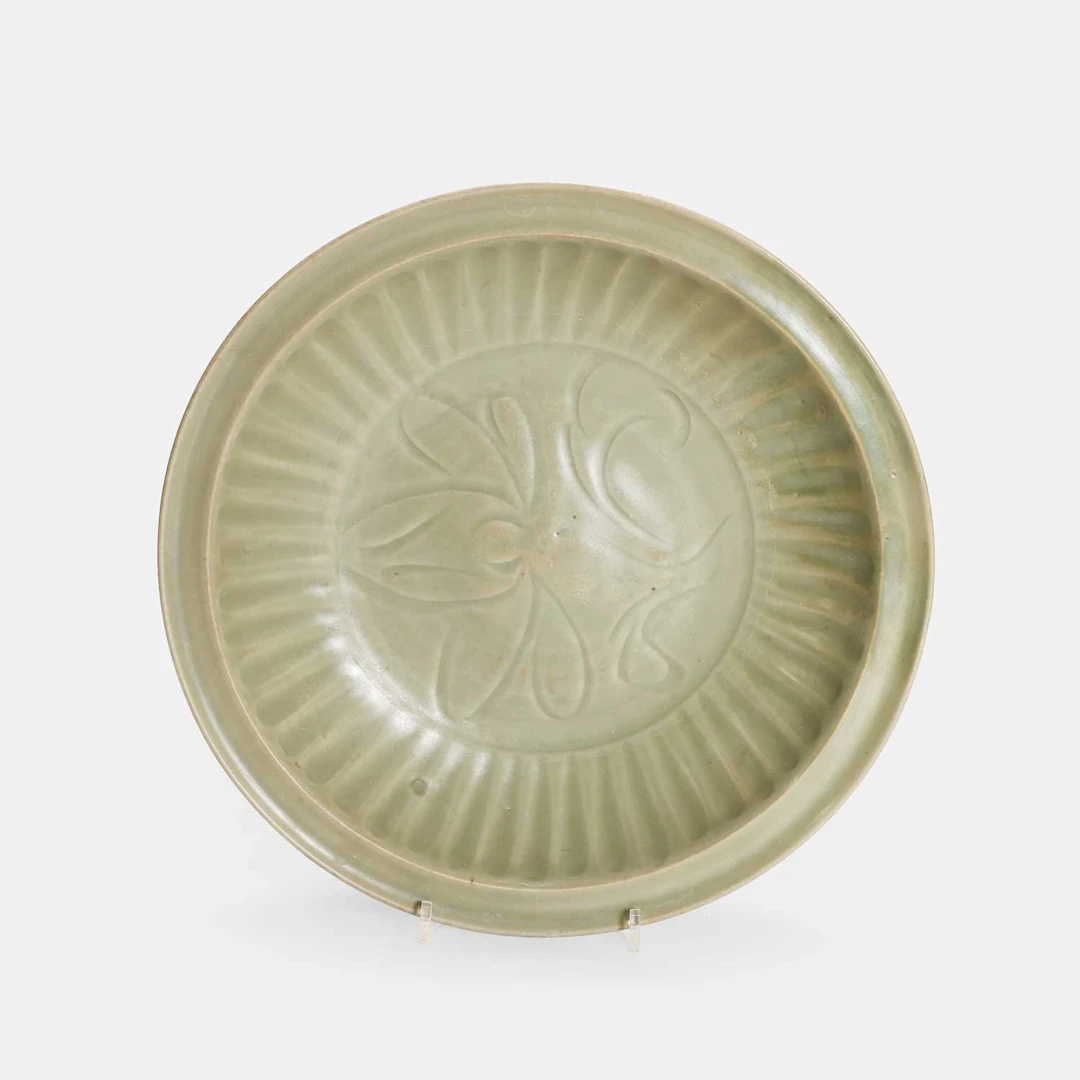 A Chinese Longquan ware celadon charger Ming dynasty (1368-1644)