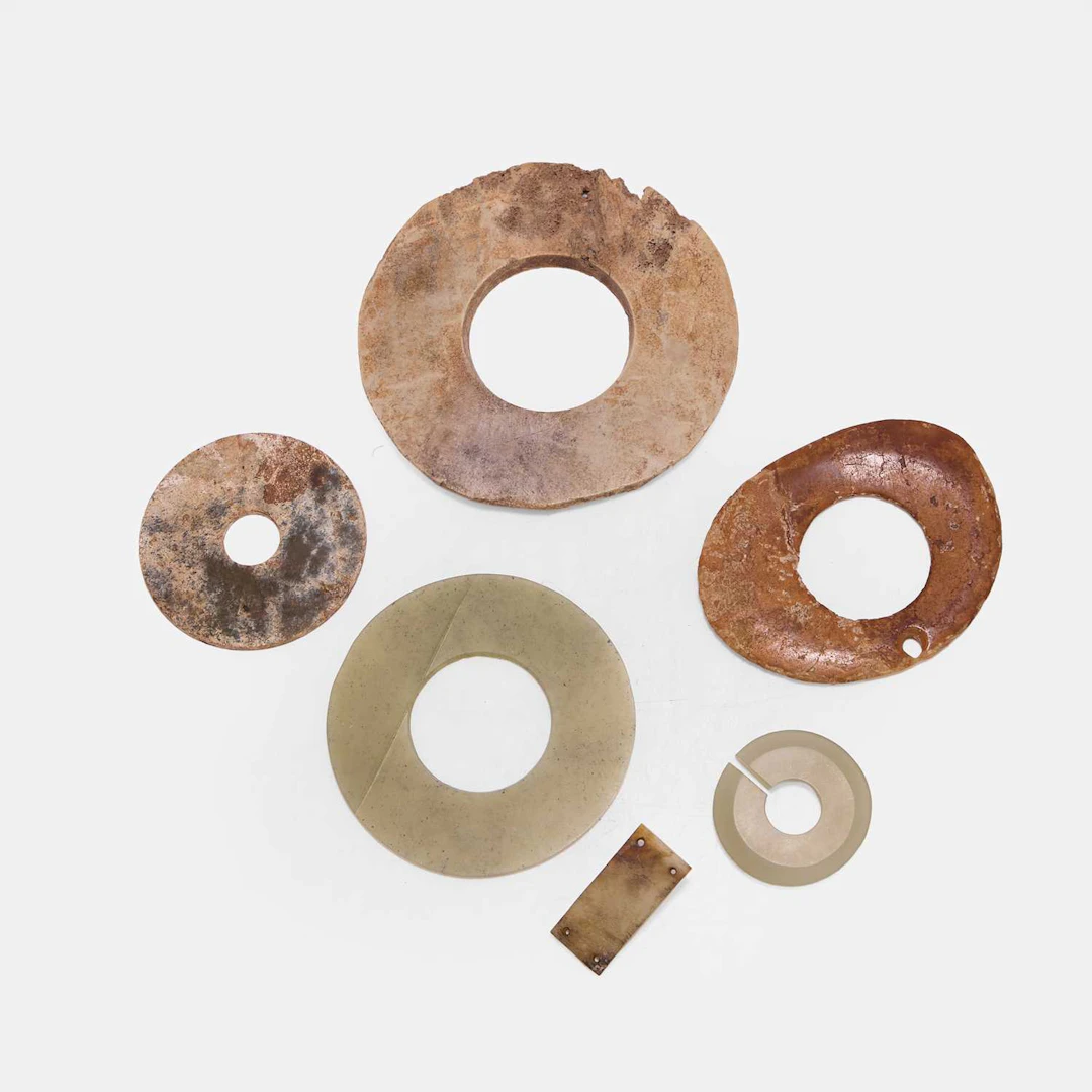 A collection of Chinese jade pendants Han dynasty or earlier