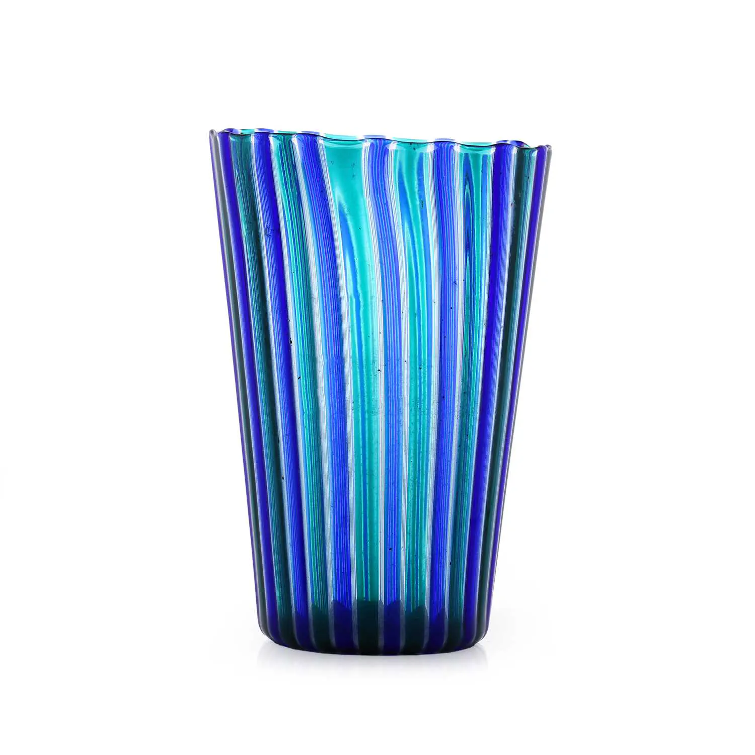 Gio Ponti (Italian, 1891-1979) for Venini an 'A Canne' vase