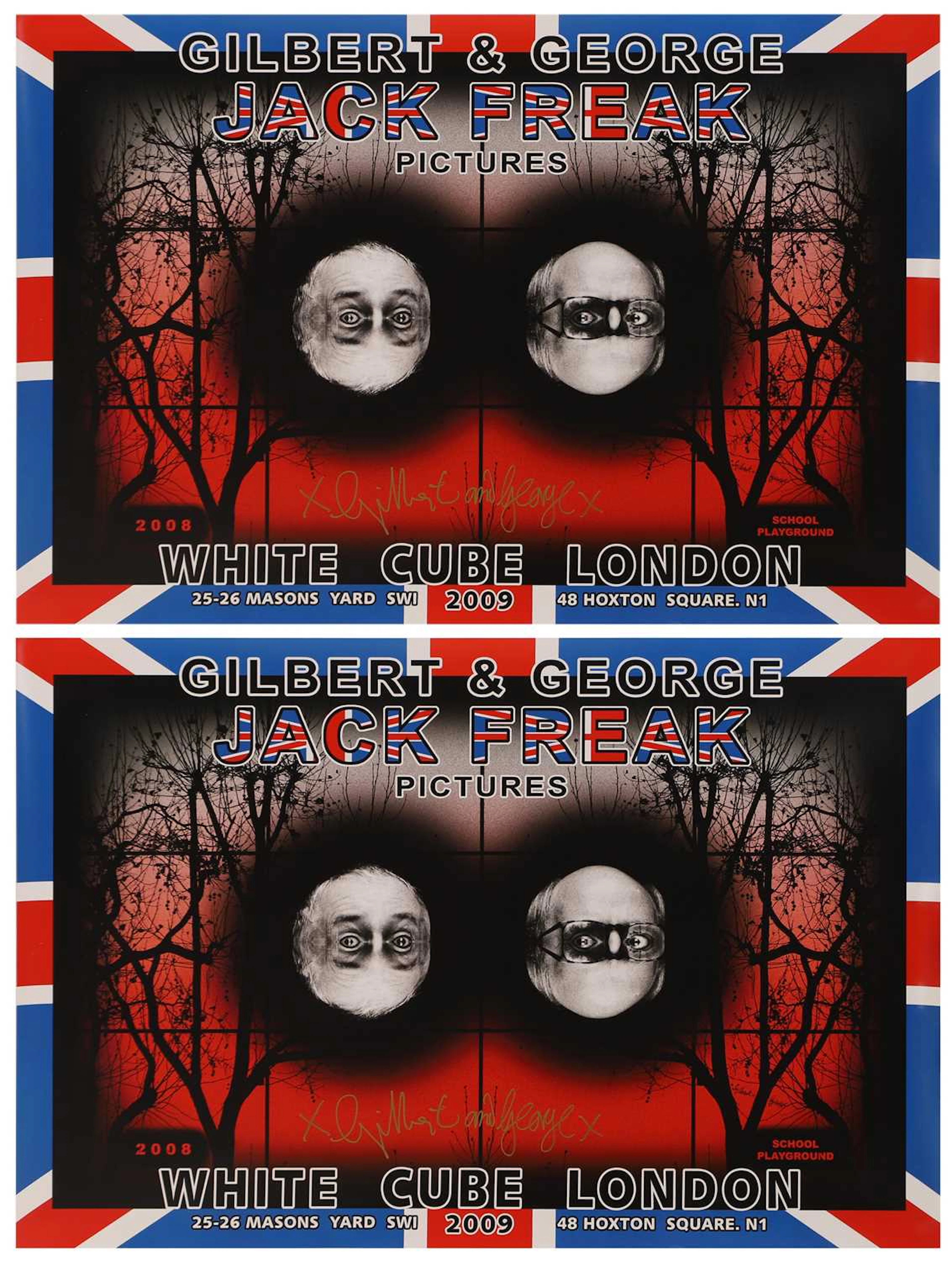 Gilbert & George (British, b.1943 and 1942) 'Jack Freak Pictures'