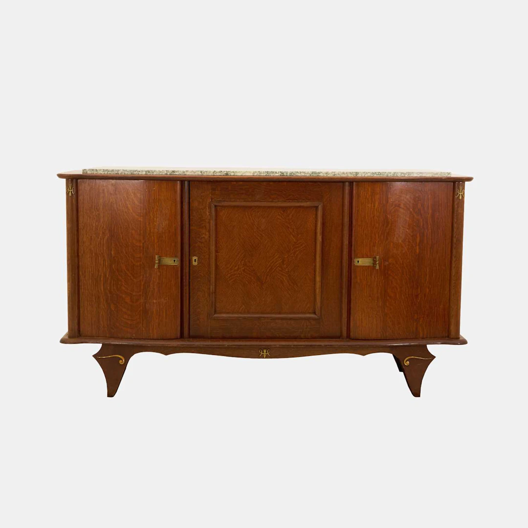 An oak sideboard 1940s, French