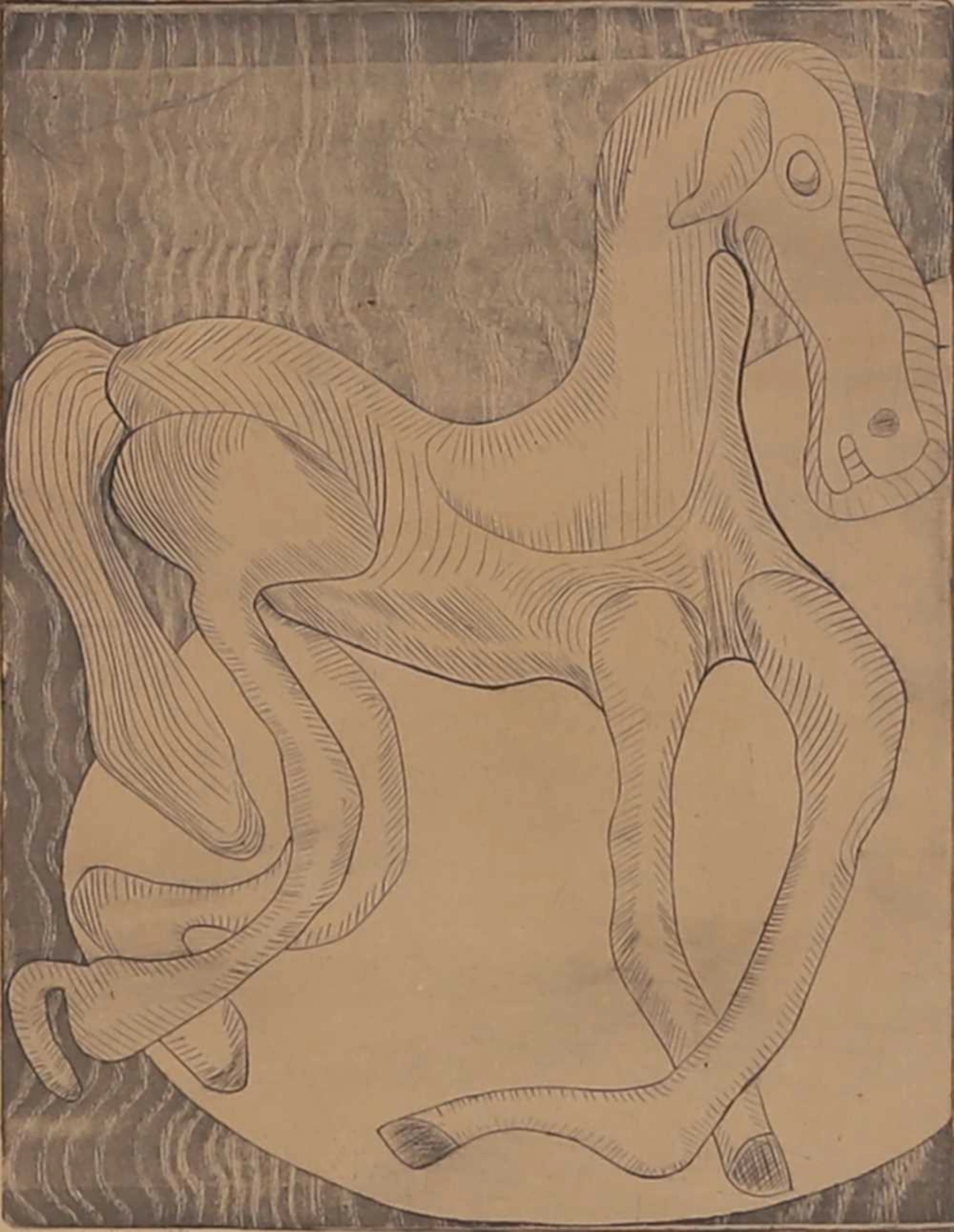 ▲ Michael Werner (Austrian-British, 1912-1989) Surrealist horse