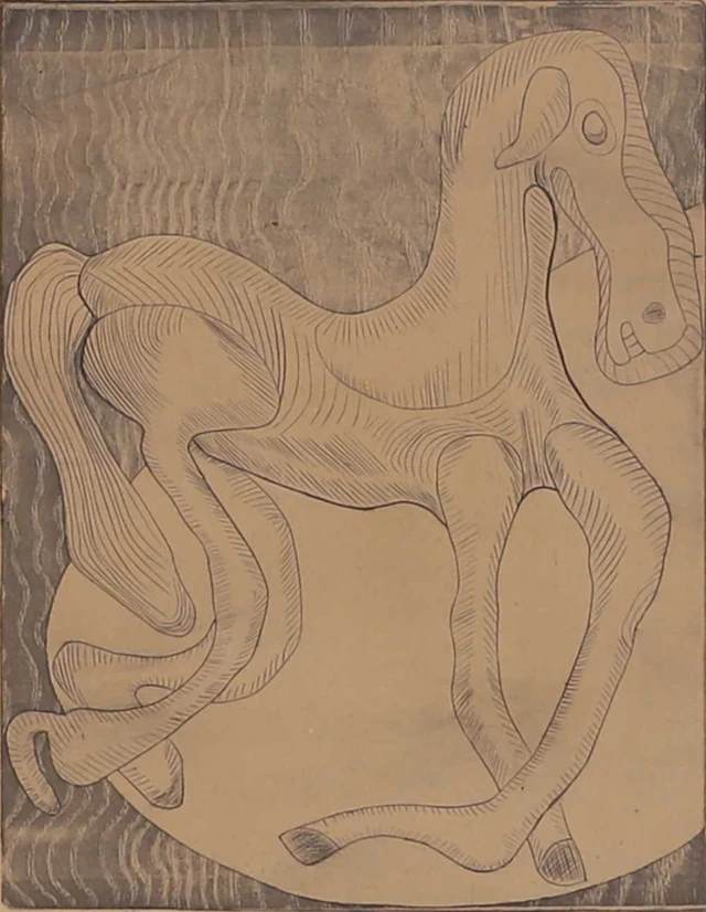 ▲ Michael Werner (Austrian-British, 1912-1989) Surrealist horse
