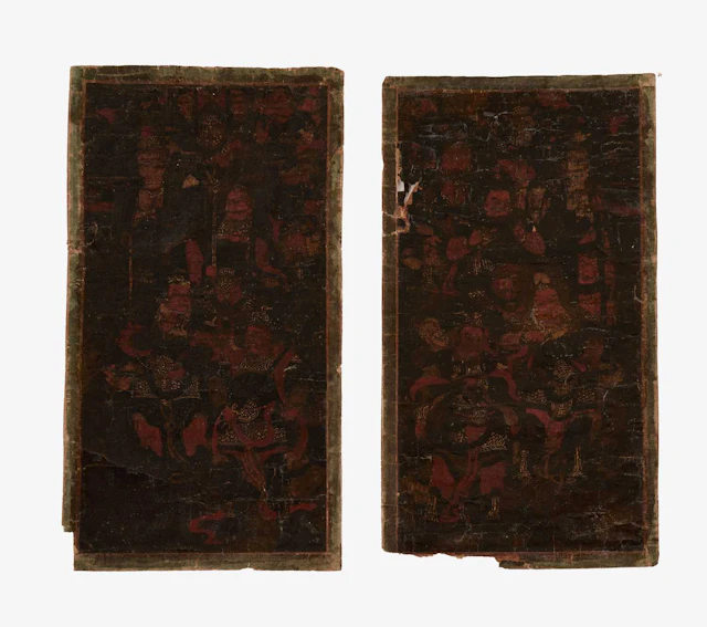 Two Chinese paintings of Daoist immortals 19th-20th century