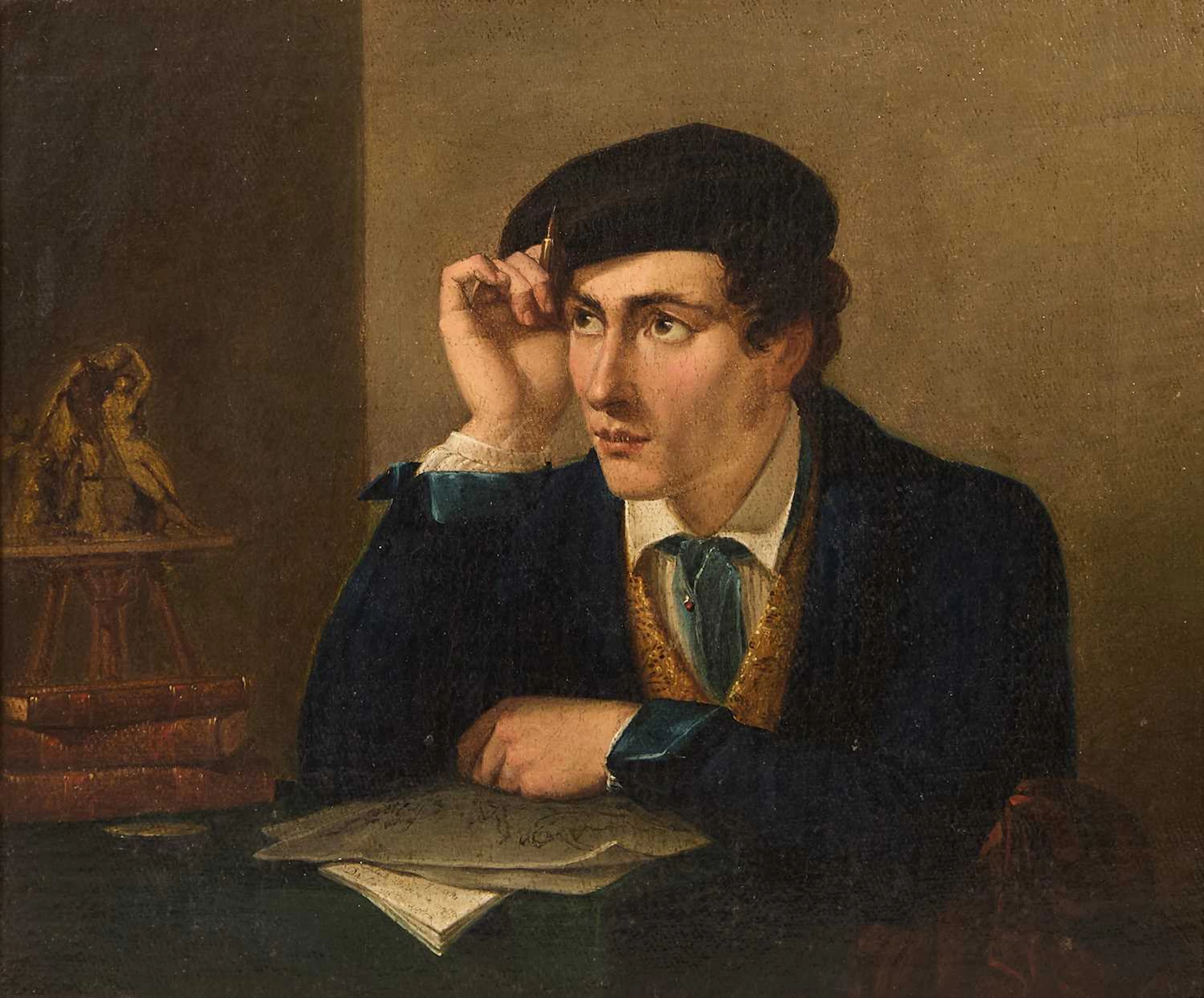 French School, 19th century The sculpture student