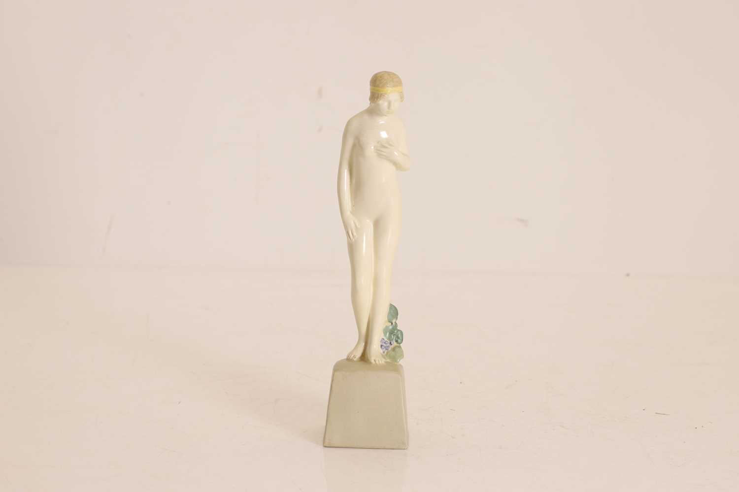 A Royal Worcester porcelain female nude figure Early 20th century