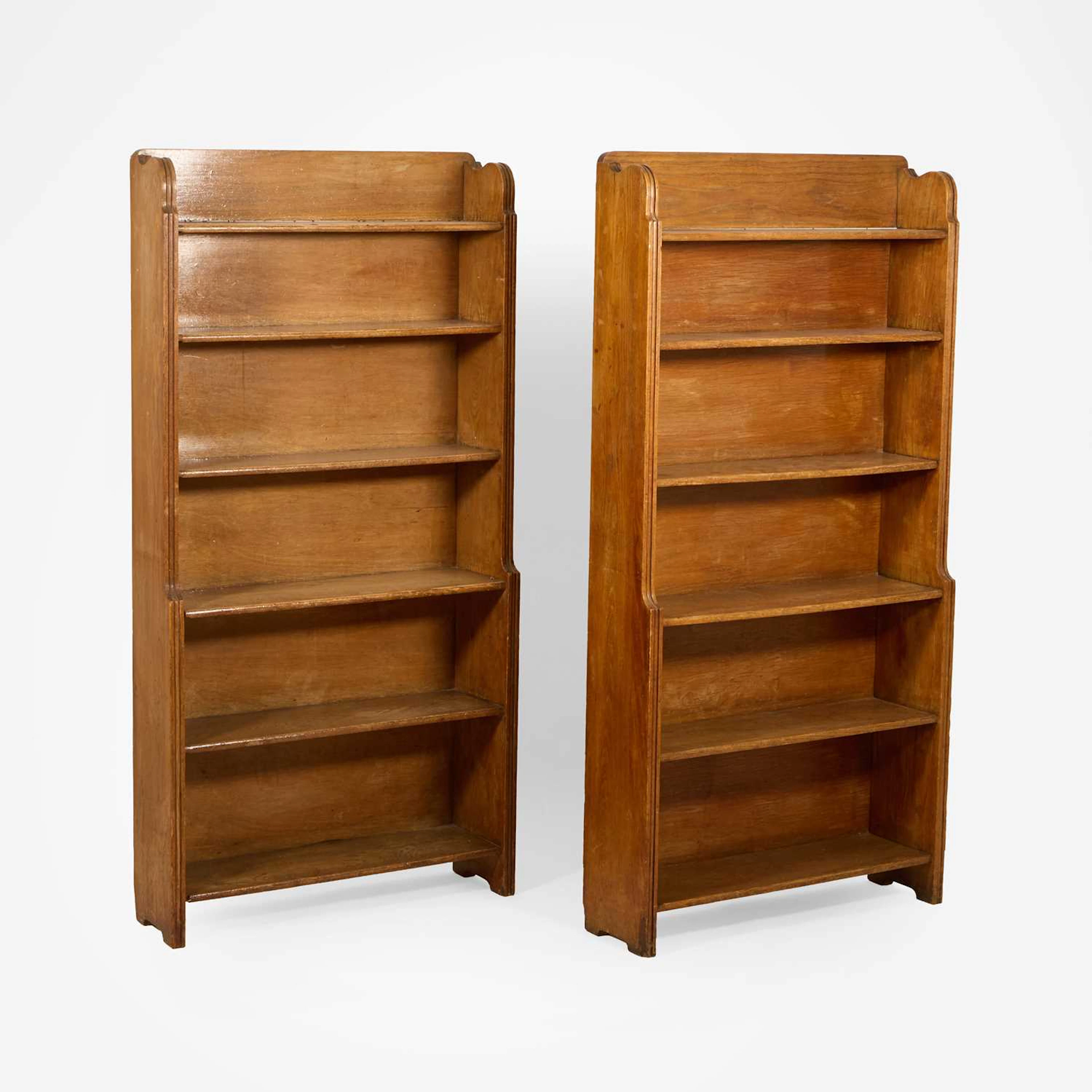 Attributed to Giles Gilbert Scott (British, 1880-1960) a pair of oak