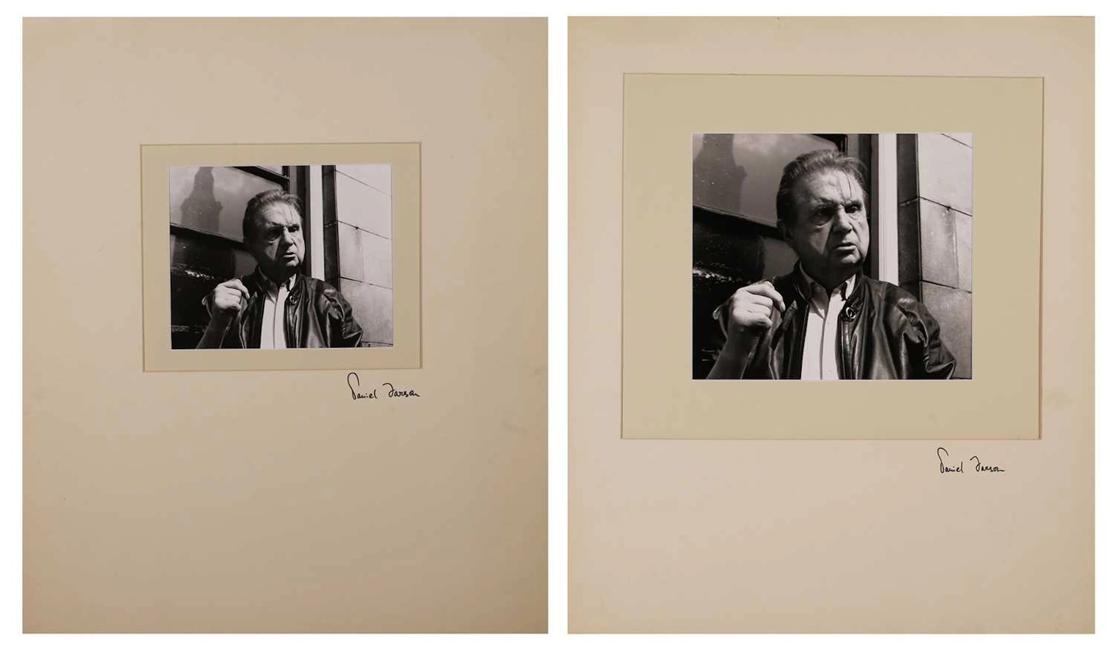 Daniel Farson (British, 1927-1997) Two head shots of Francis Bacon