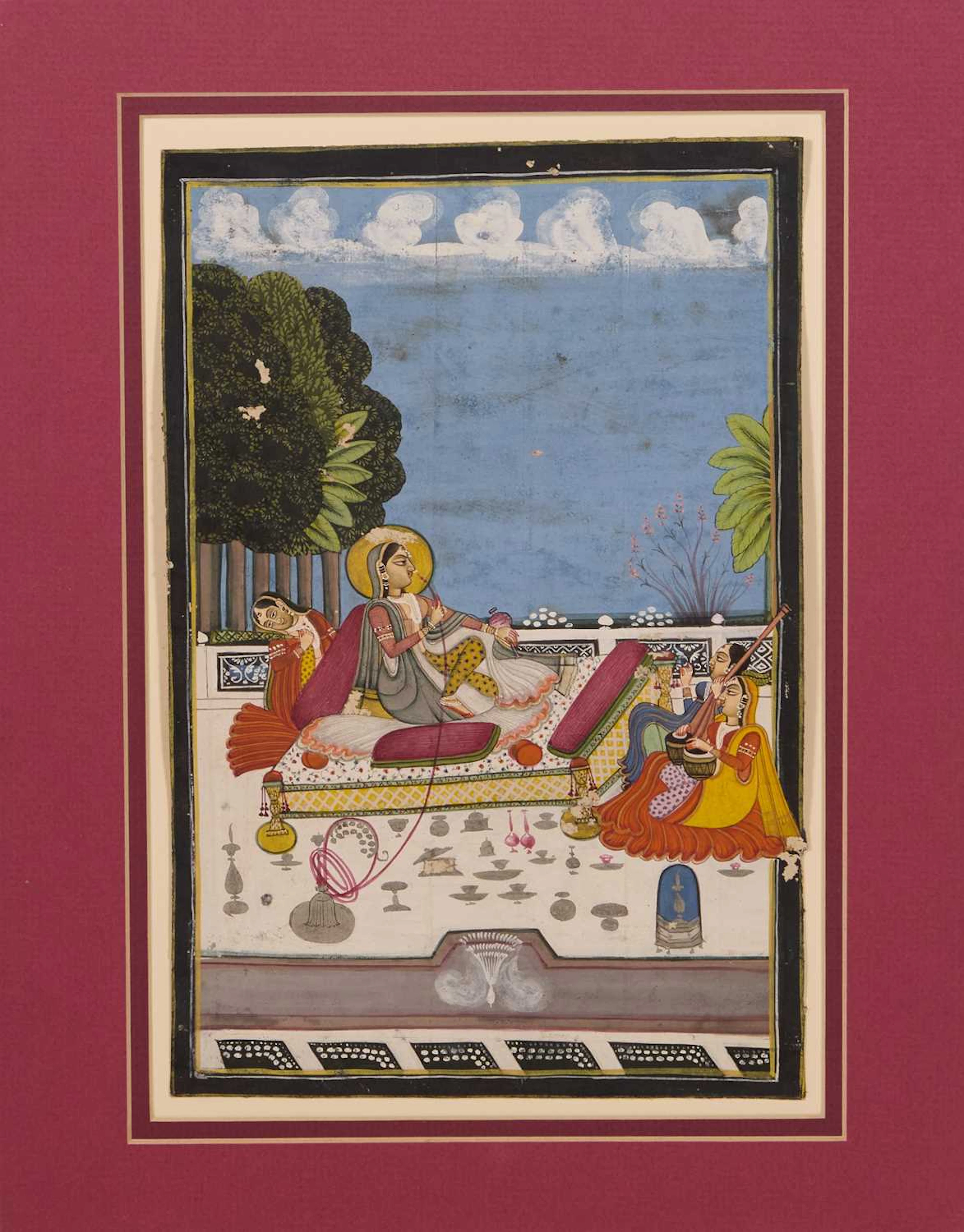 An Indian painting of a Nayika 19th century, North Western India