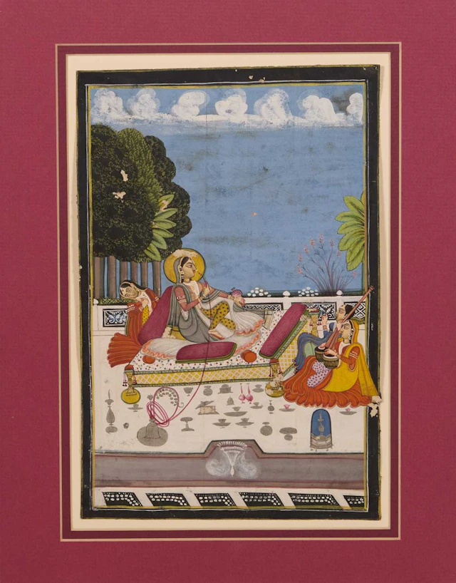 An Indian painting of a Nayika 19th century, North Western India