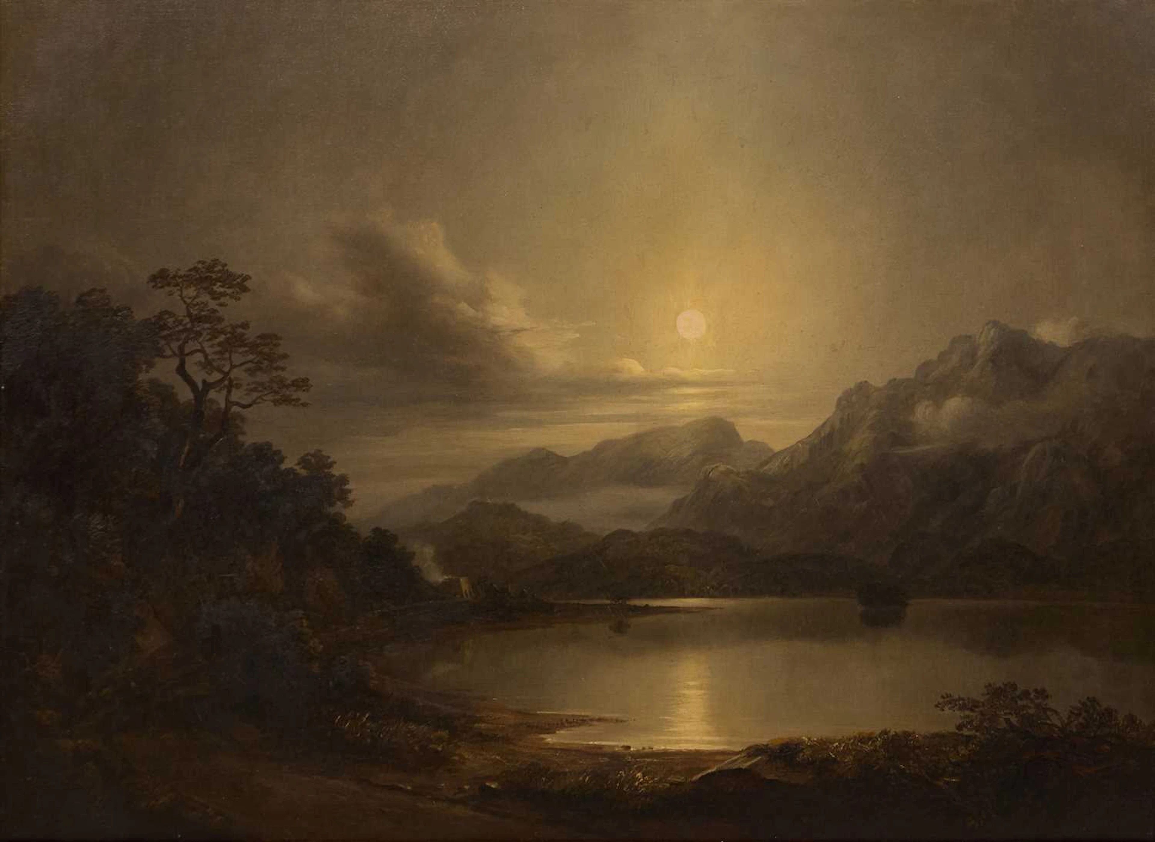 Arthur Perigal RSA (British, 1816-1884) A highland landscape with
