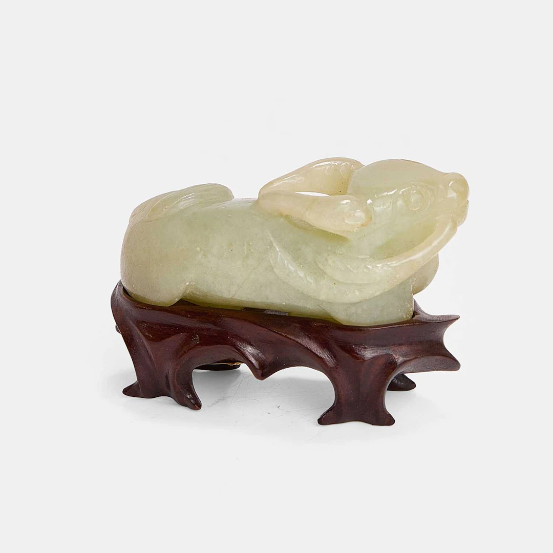A Chinese jade carving Qing dynasty (1644-1911)