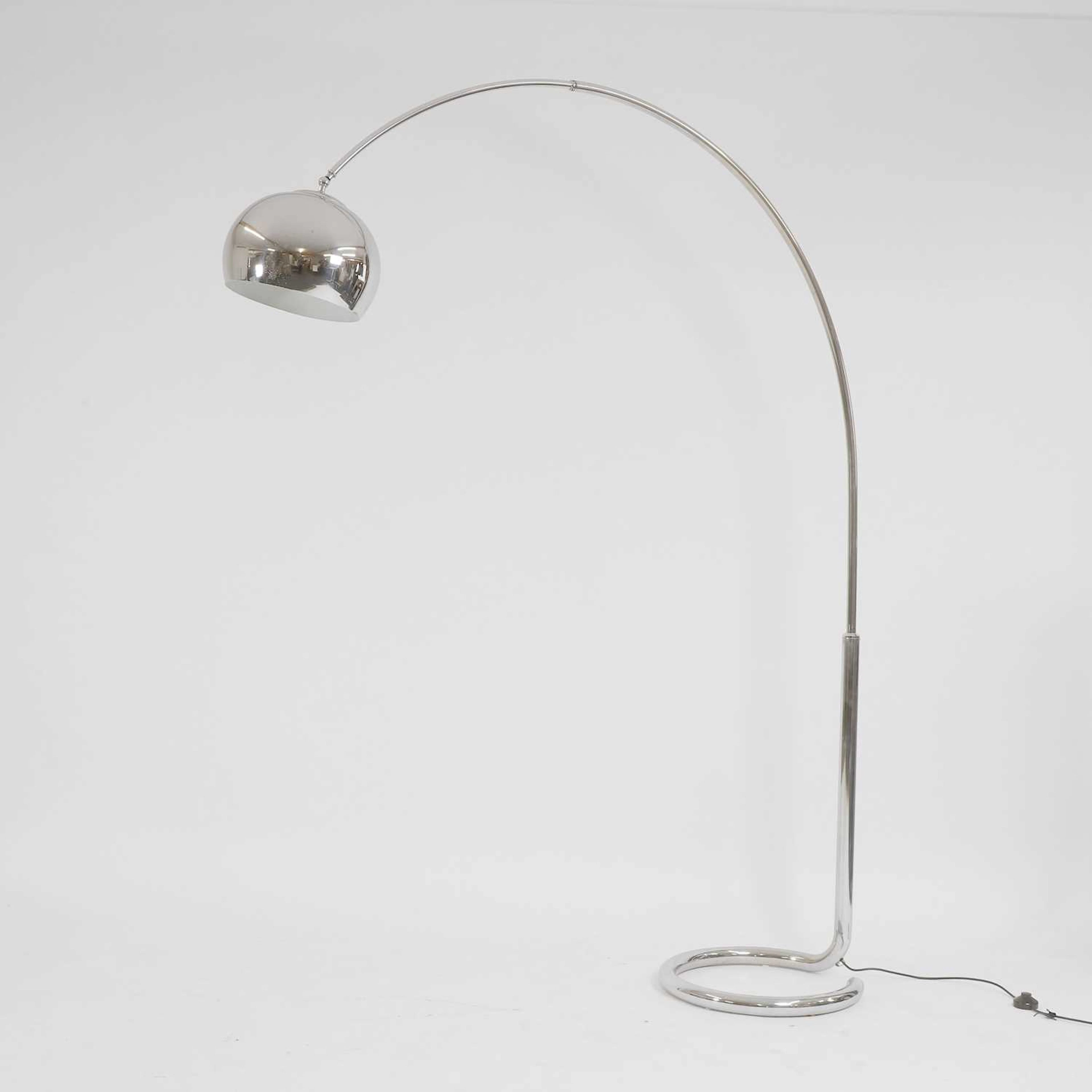 After Achille and Pier Giacomo Castiglioni an 'arc' floor lamp