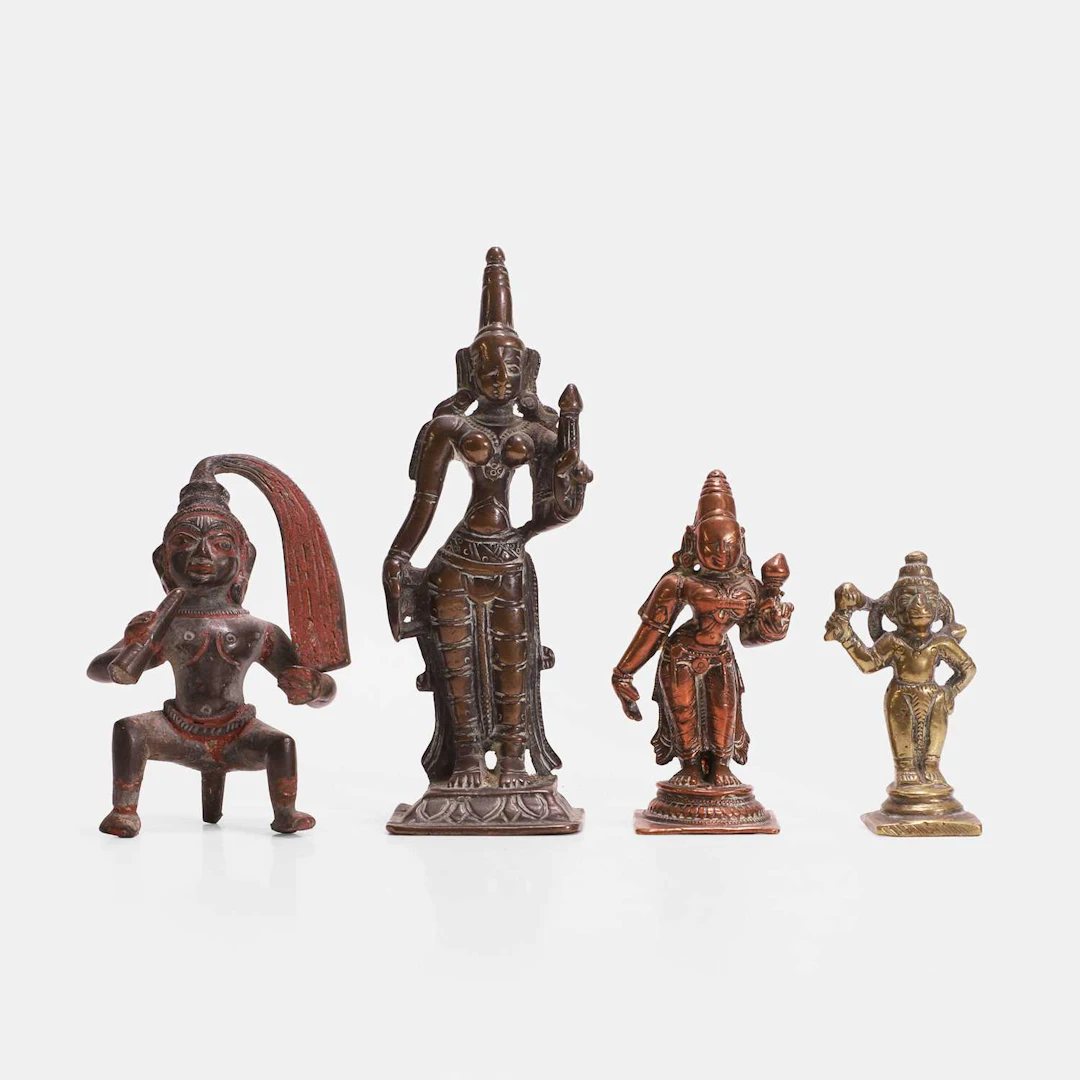 An Indian bronze figure of Parvati 19th century, Southern India
