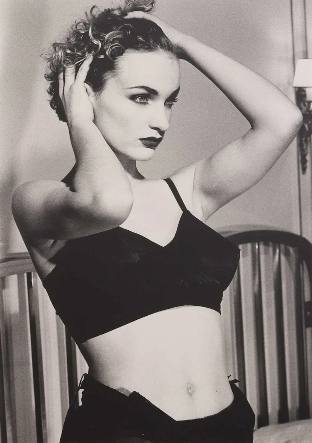 ▲ Bettina Rheims (French, b.1952) 'Claude dans un soutien gorge des années 40'