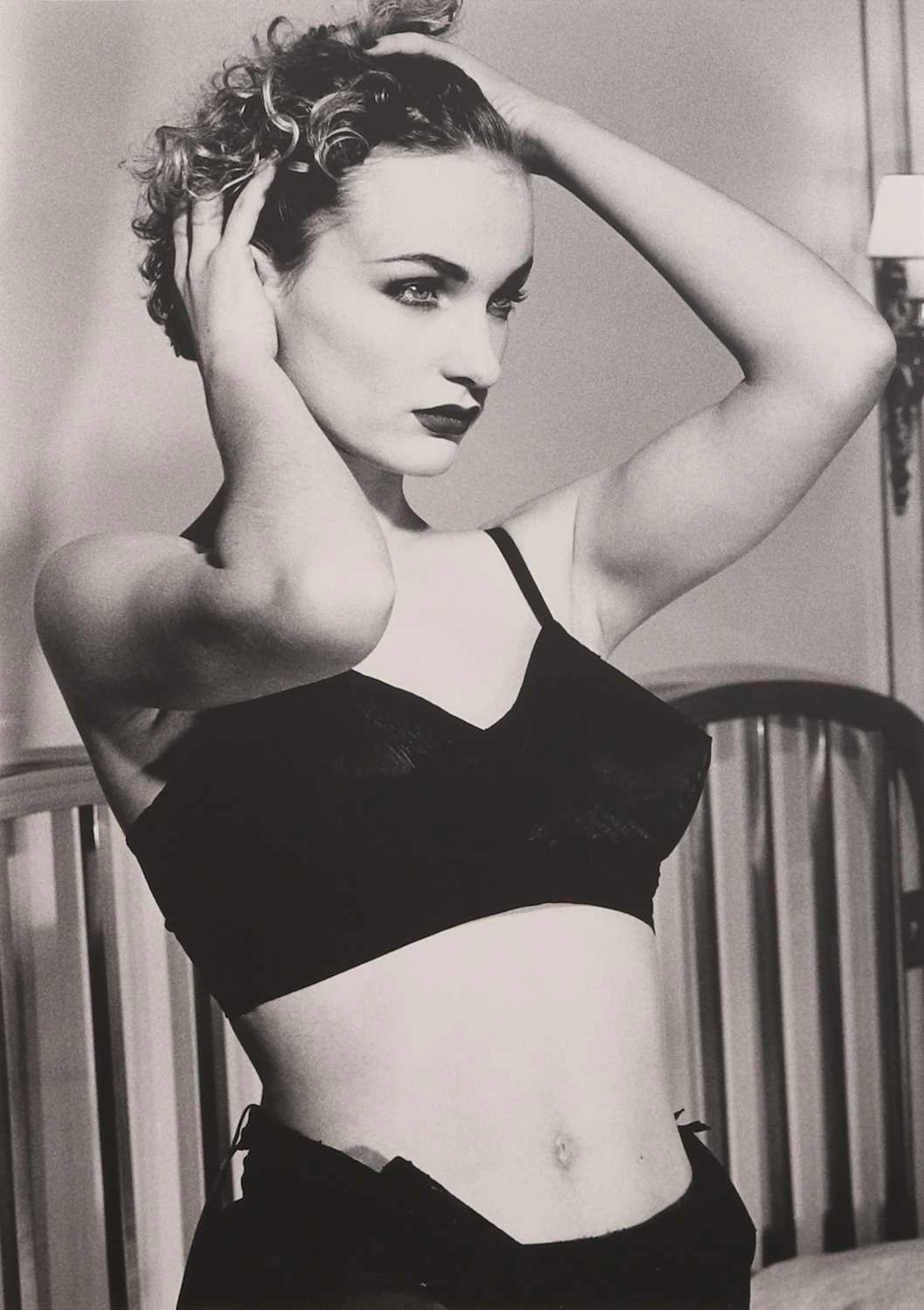 ▲ Bettina Rheims (French, b.1952) 'Claude dans un soutien gorge des années 40'