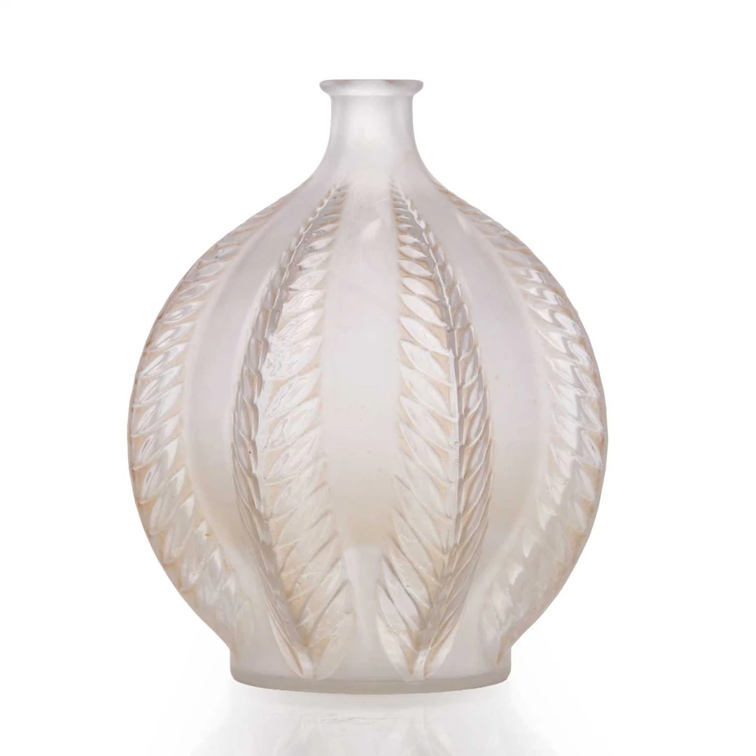 René Lalique (French, 1860-1945) a 'Malines' vase, No. 957, designed in 1924