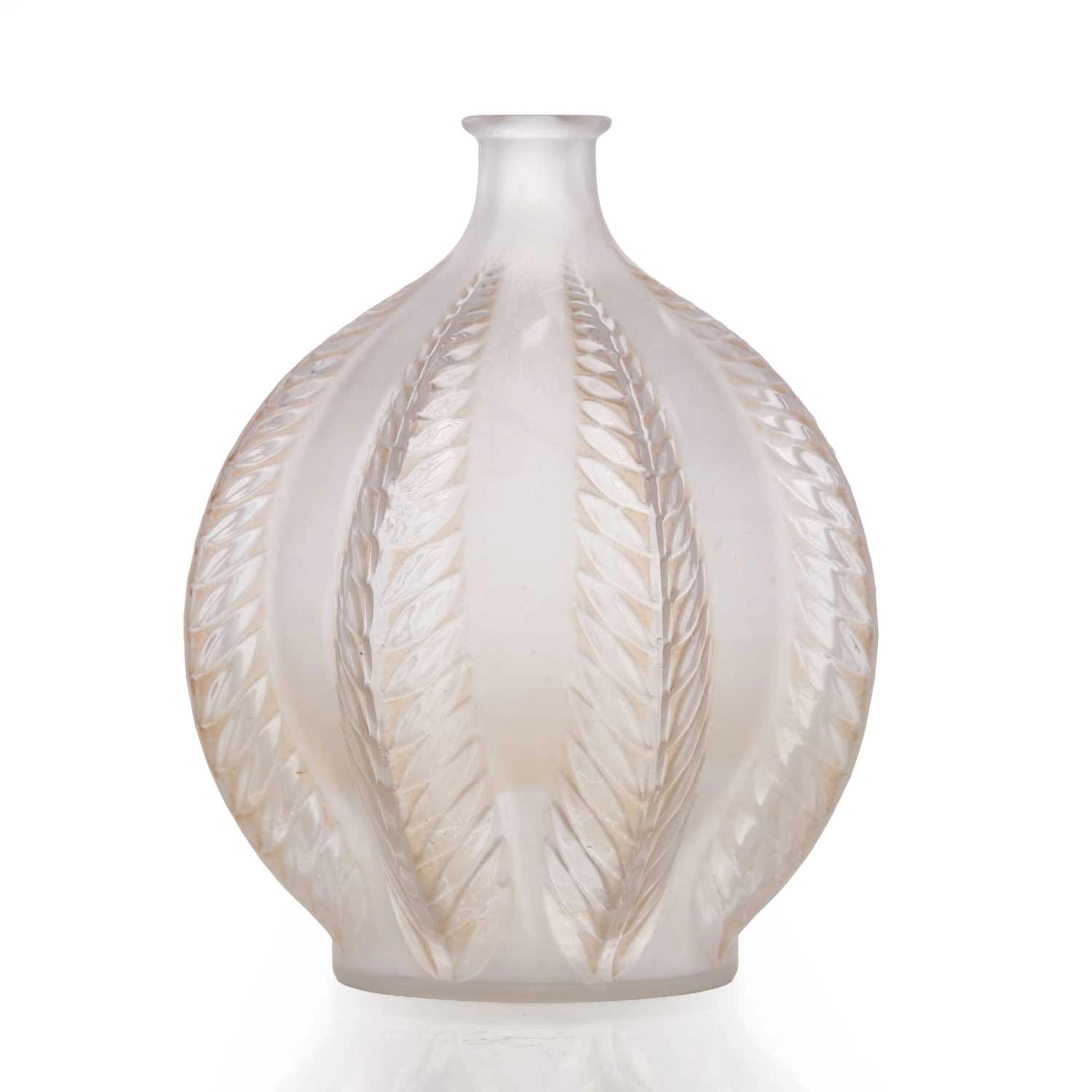René Lalique (French, 1860-1945) a 'Malines' vase, No. 957, designed in 1924