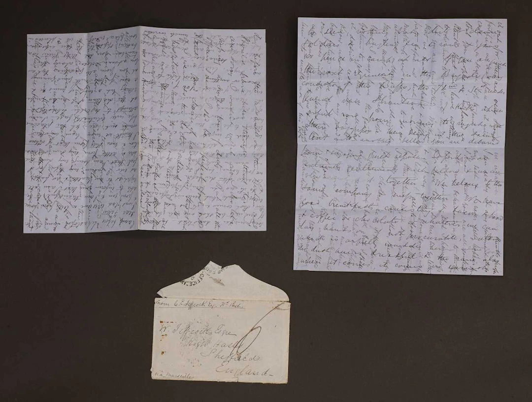 CRIMEA- Autograph letter Signed