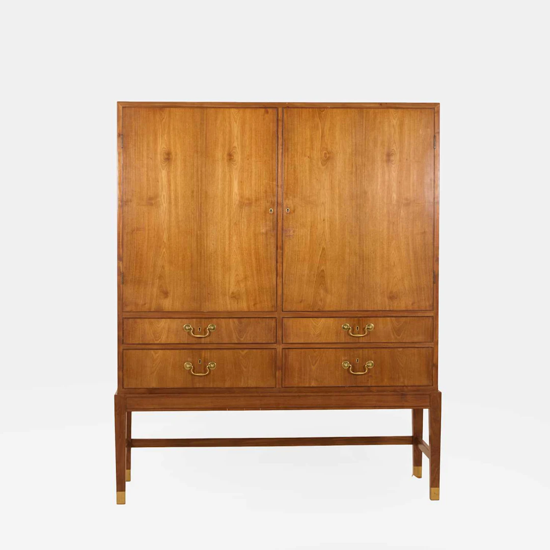 Jacob Kjaer (Danish, 1896-1957) for Nordex a mahogany cabinet
