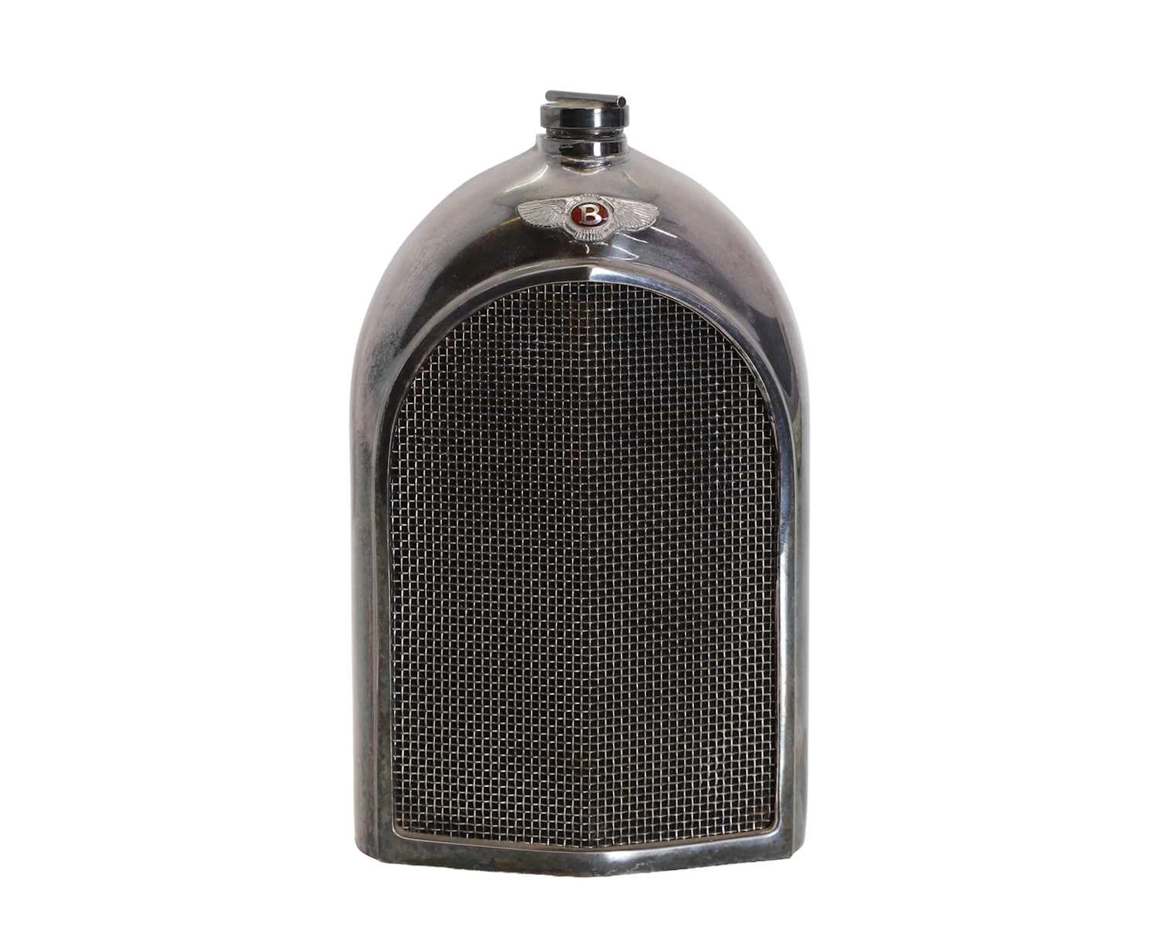 A Bentley grille flask 20th century