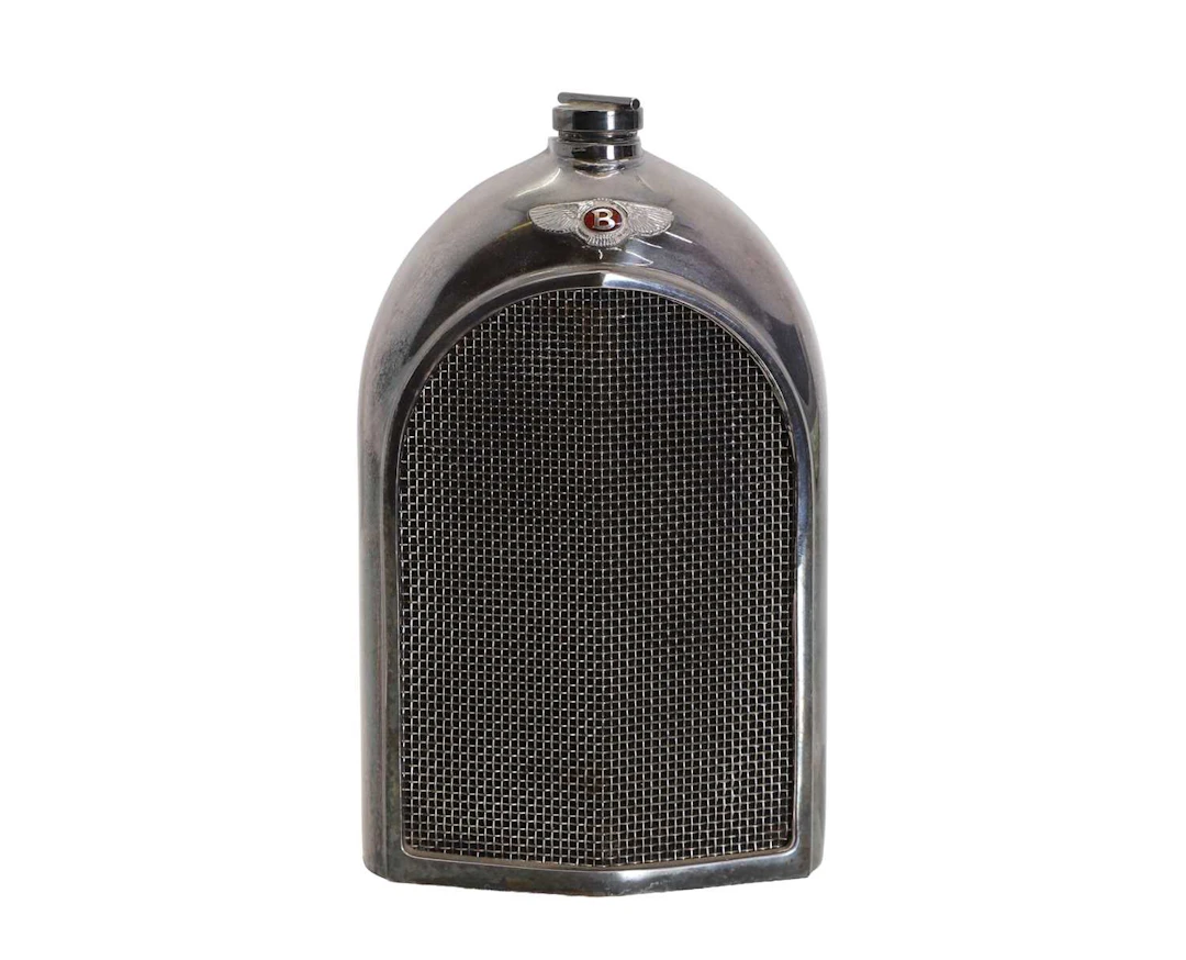 A Bentley grille flask 20th century
